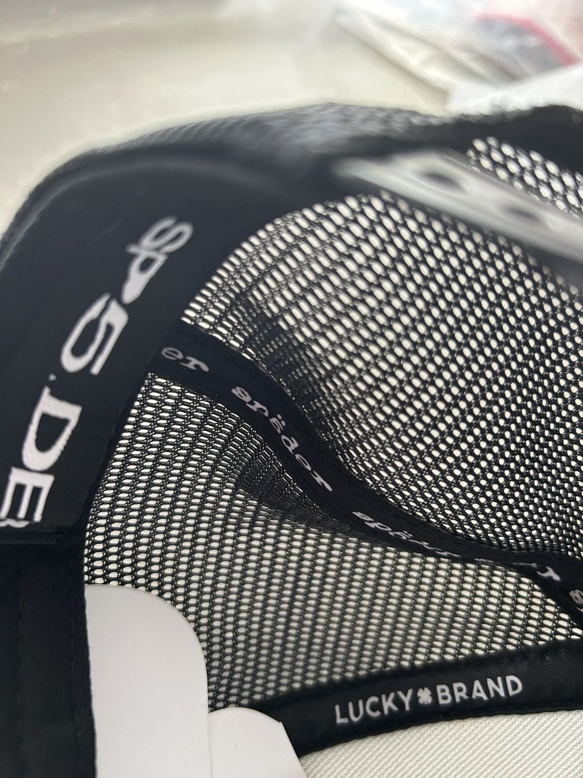 Sp5der SP5DER OG Web V2 Trucker Hat Size ONE SIZE - 11 Thumbnail