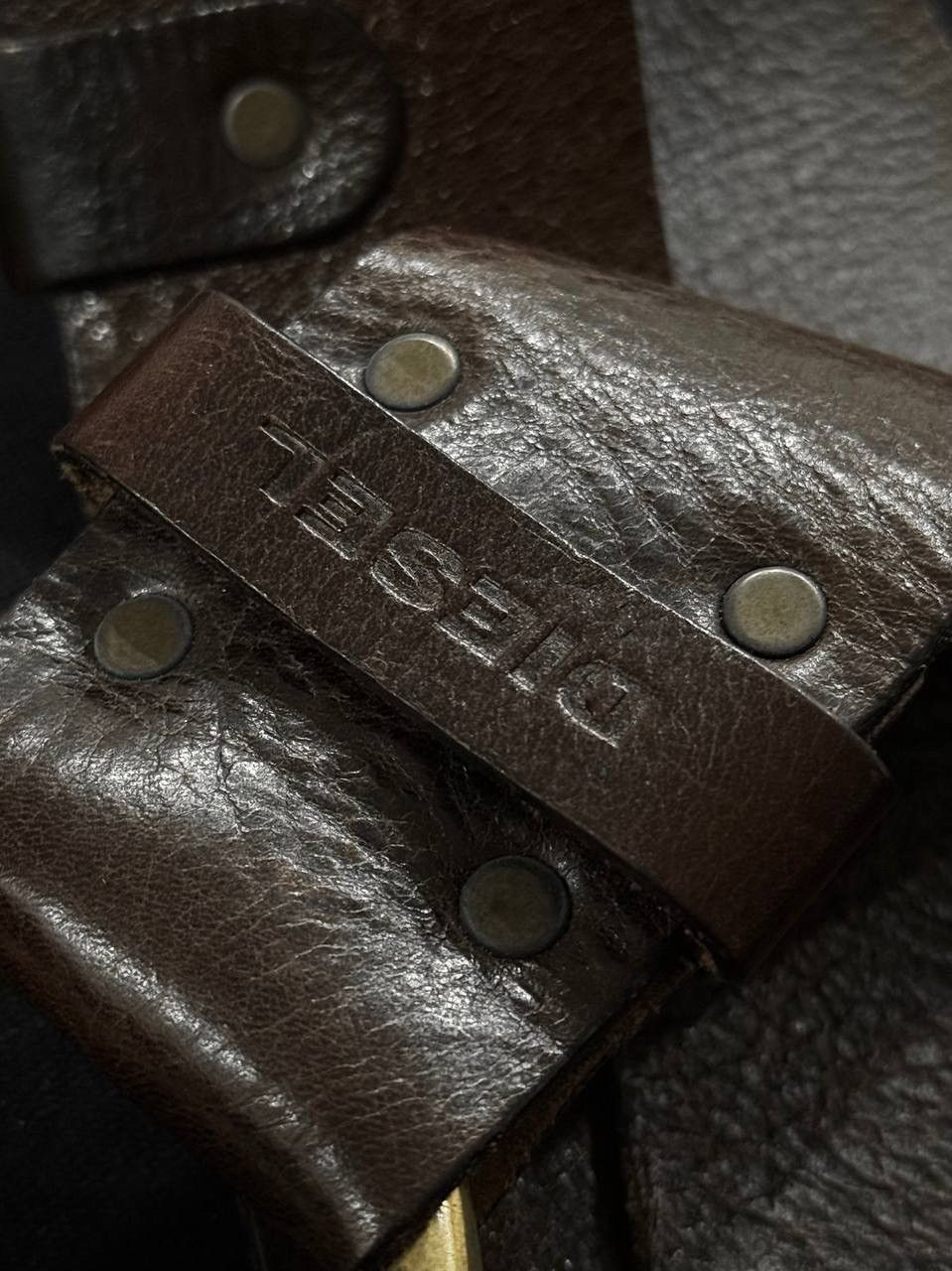 Diesel Diesel Leather Vintage Belt Size ONE SIZE - 7 Thumbnail