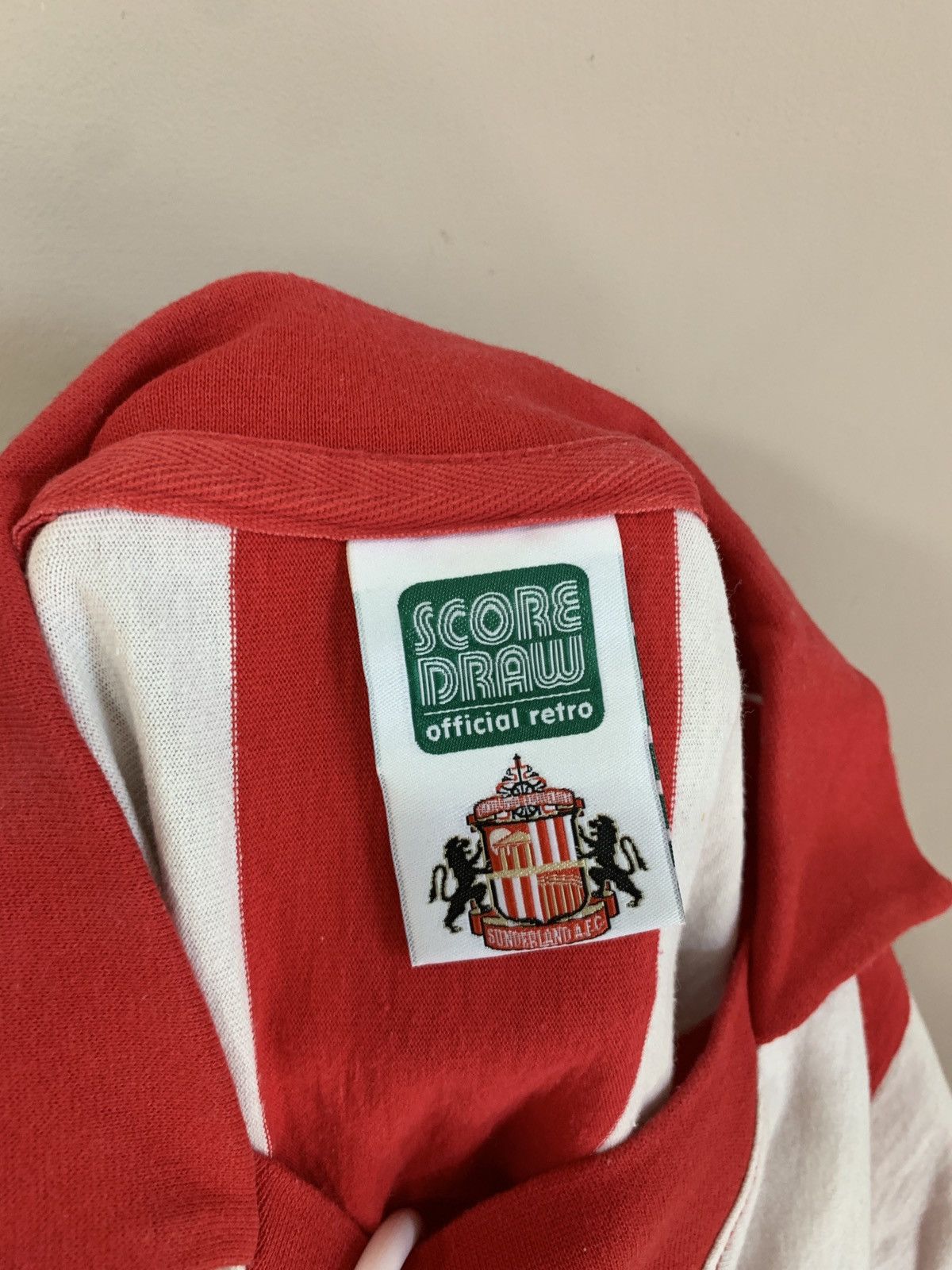 Vintage Sunderland 1973 Home Football Shirt Retro Score Draw Soccer Size US XL / EU 56 / 4 - 12 Thumbnail