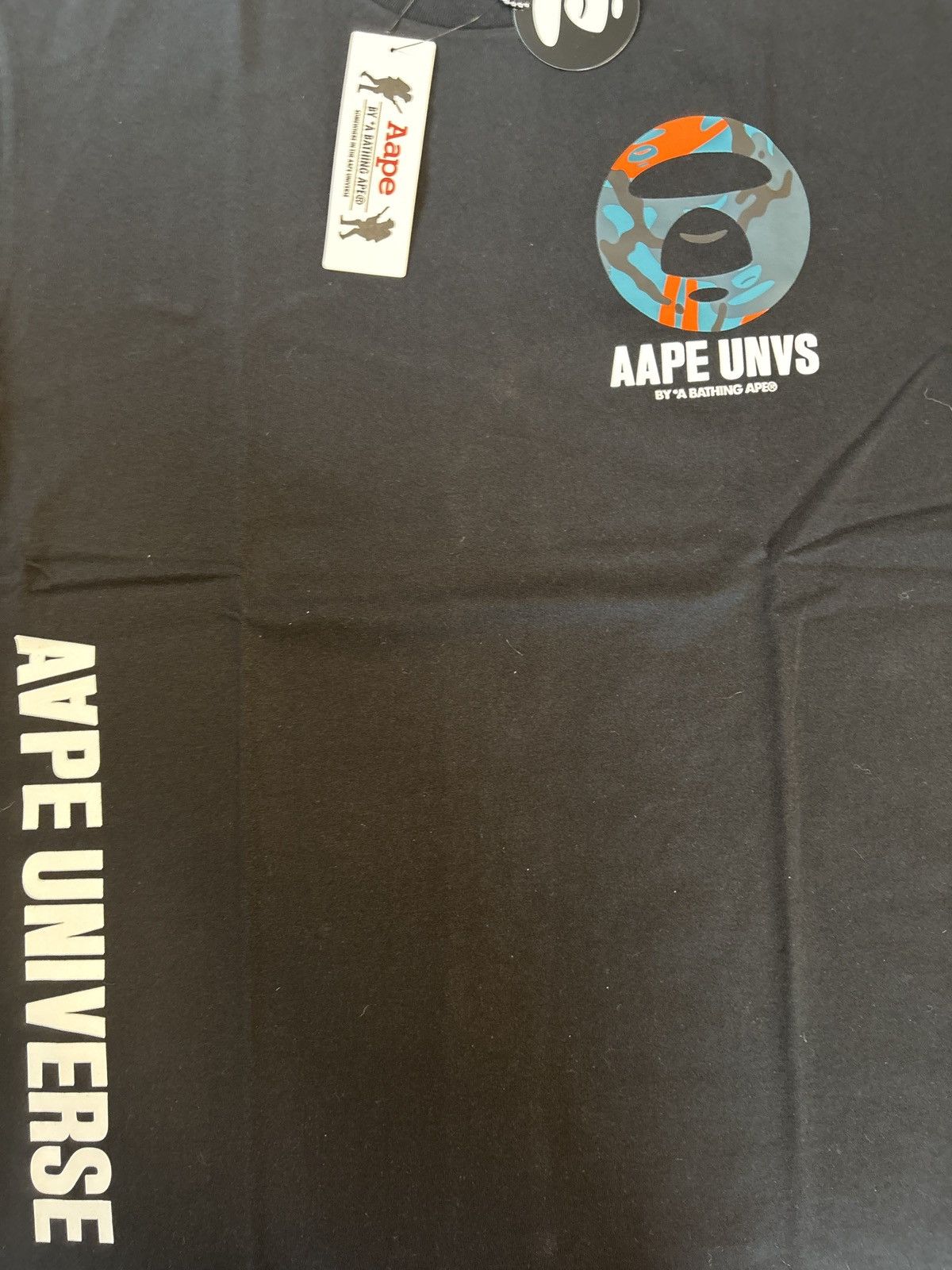 Aape × Bape Aape universe tee black Size US M / EU 48-50 / 2 - 2 Thumbnail