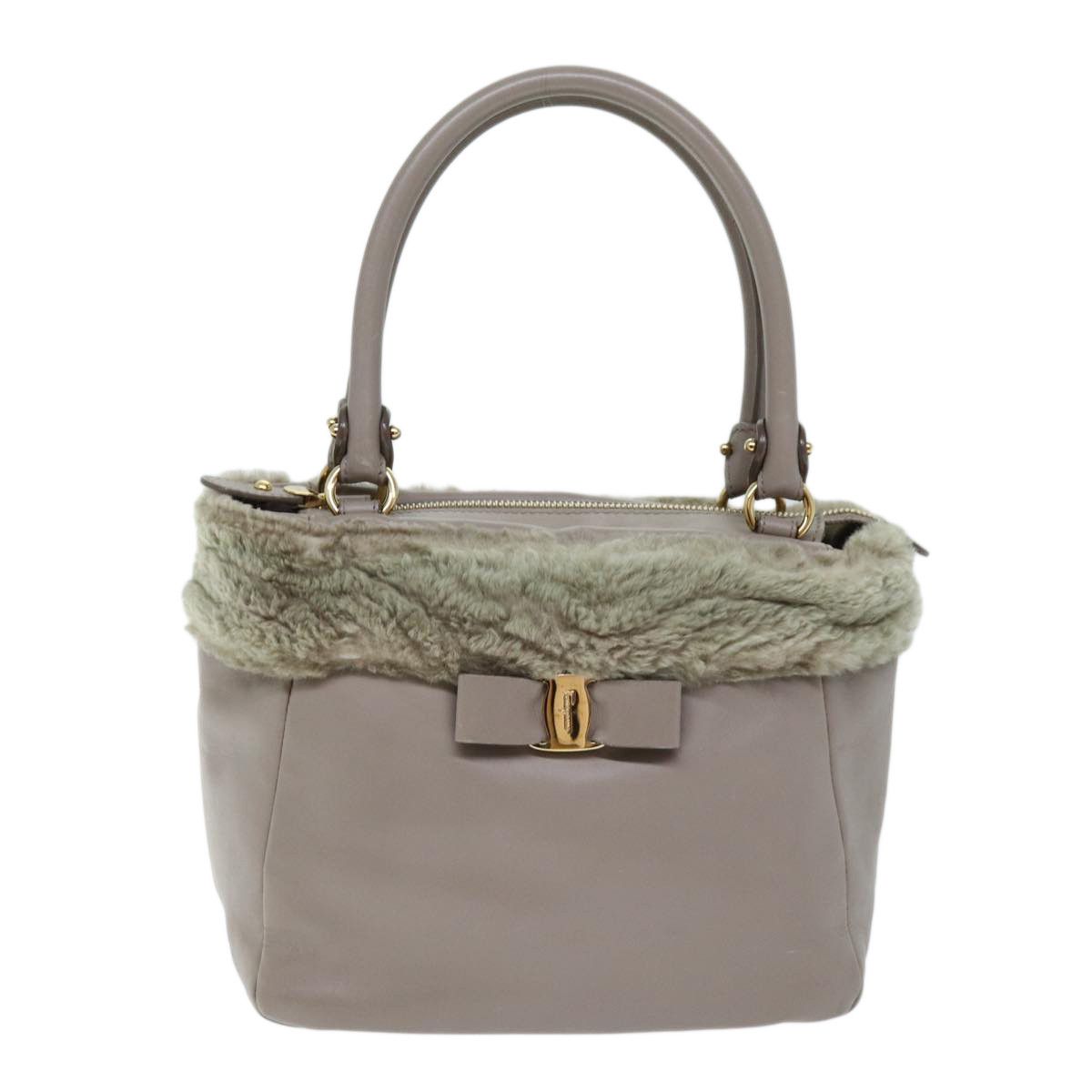 Salvatore Ferragamo Pink Leather Handbag (Pre-Owned) Size ONE SIZE - 1 Thumbnail