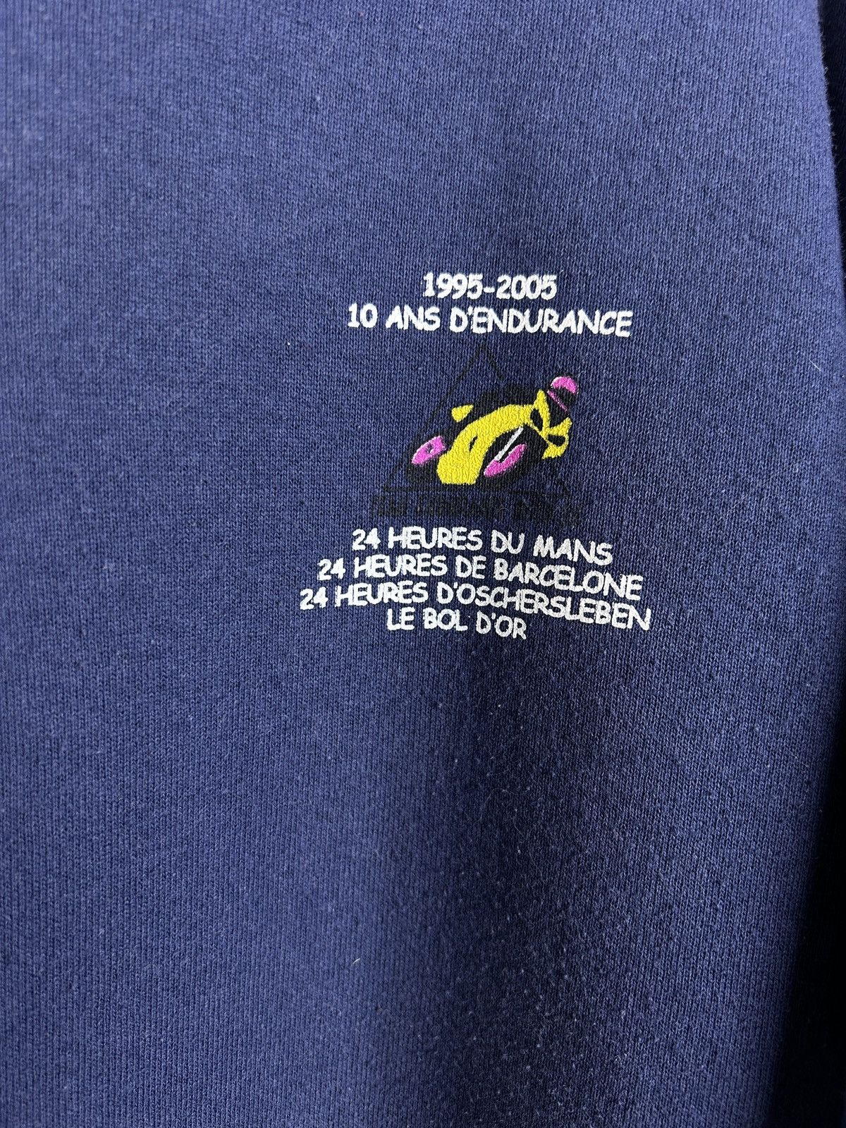 Vintage Vintage Endurance Motorcycle Yamaha #38 Graphic Zip Pullover Size US XXL / EU 58 / 5 - 6 Thumbnail
