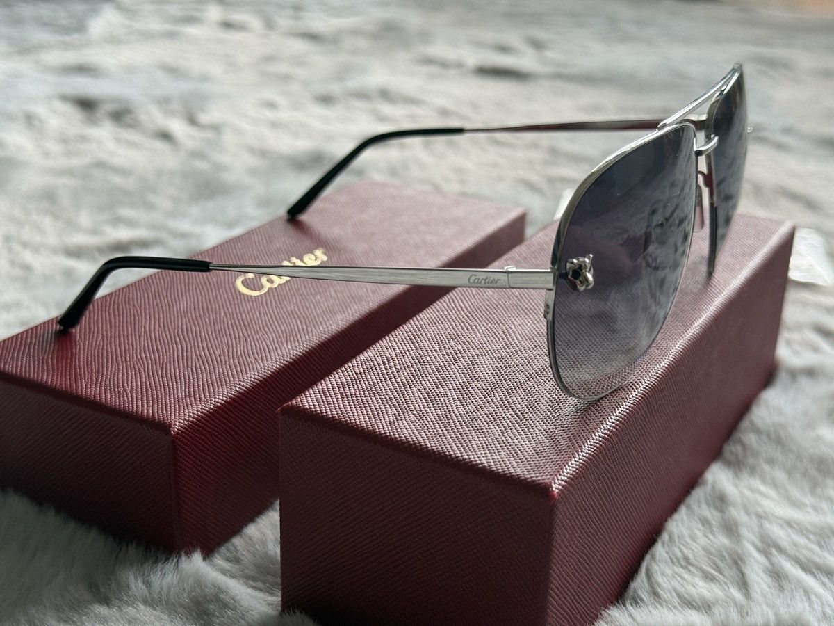 Cartier Cartier Santos-Dumont Aviator Sunglasses Size ONE SIZE - 8 Thumbnail