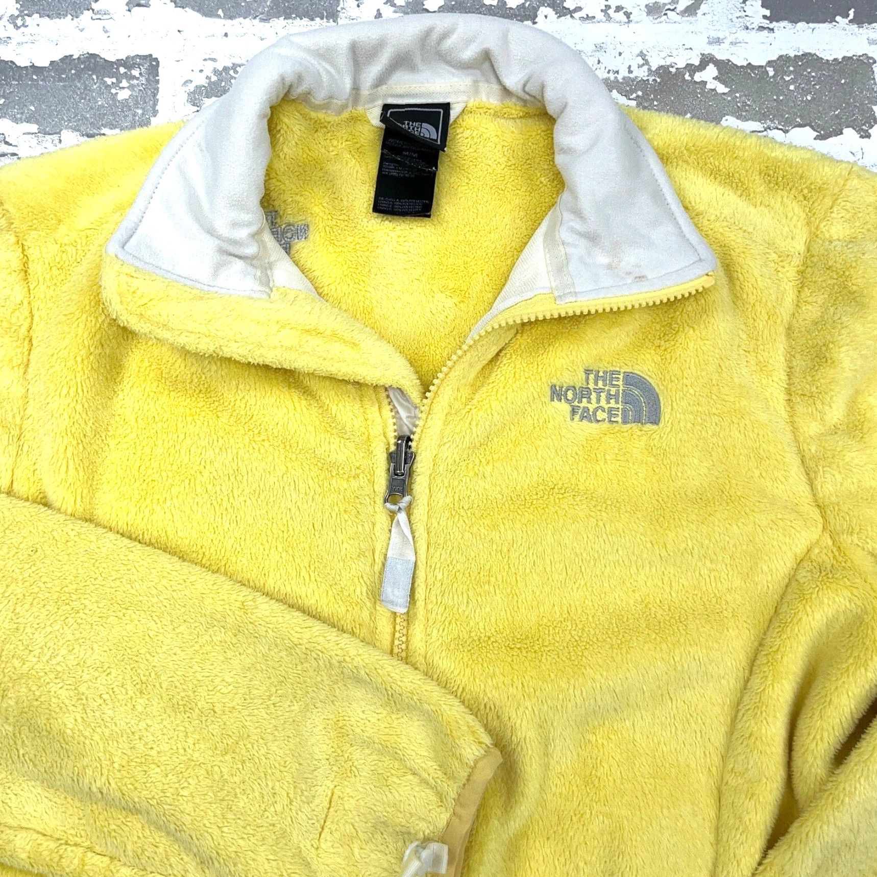 The North Face The North Face Jacket Women M Yellow Fleece Interchange All Seasons Full Zip Zip Pockets Logo Embroidered Regular Womens Size M / US 6-8 / IT 42-44 - 2 Thumbnail