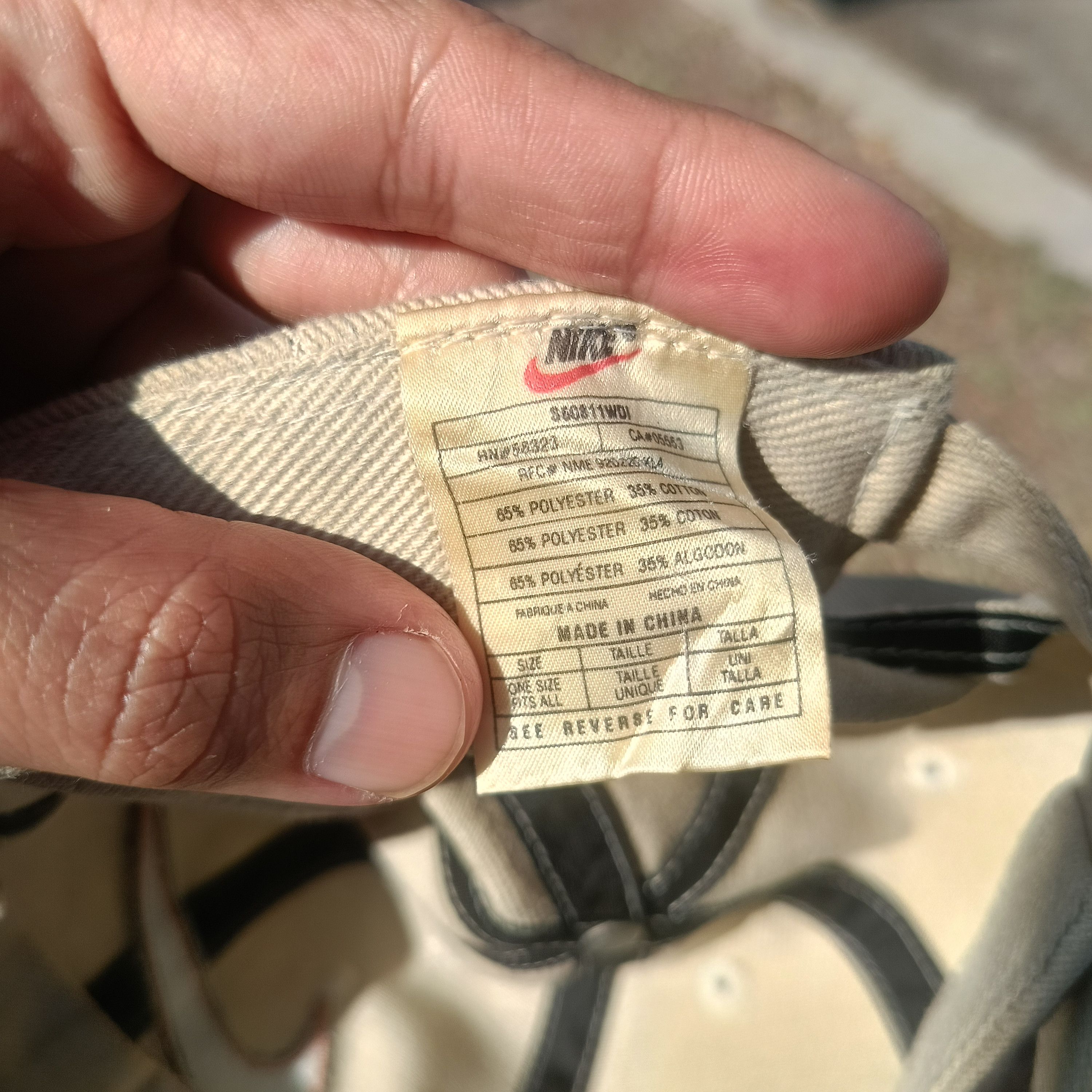 Nike Vintage 90s Nike Big Logo Dad Hat Size ONE SIZE - 3 Thumbnail