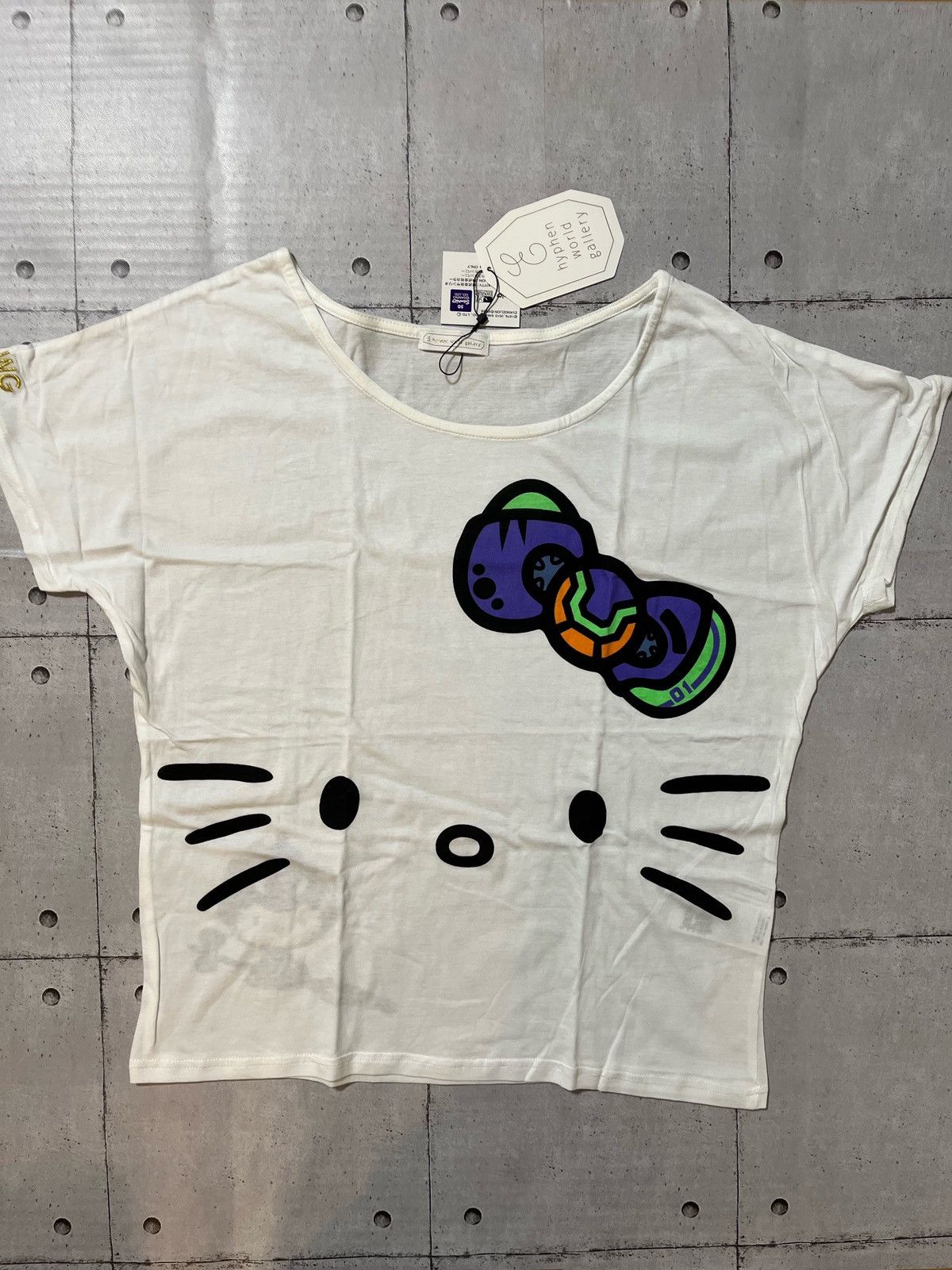 Japanese Brand 【16】E hyphen world gallery × Hello Kitty × evangelion shirts Size ONE SIZE - 1 Thumbnail