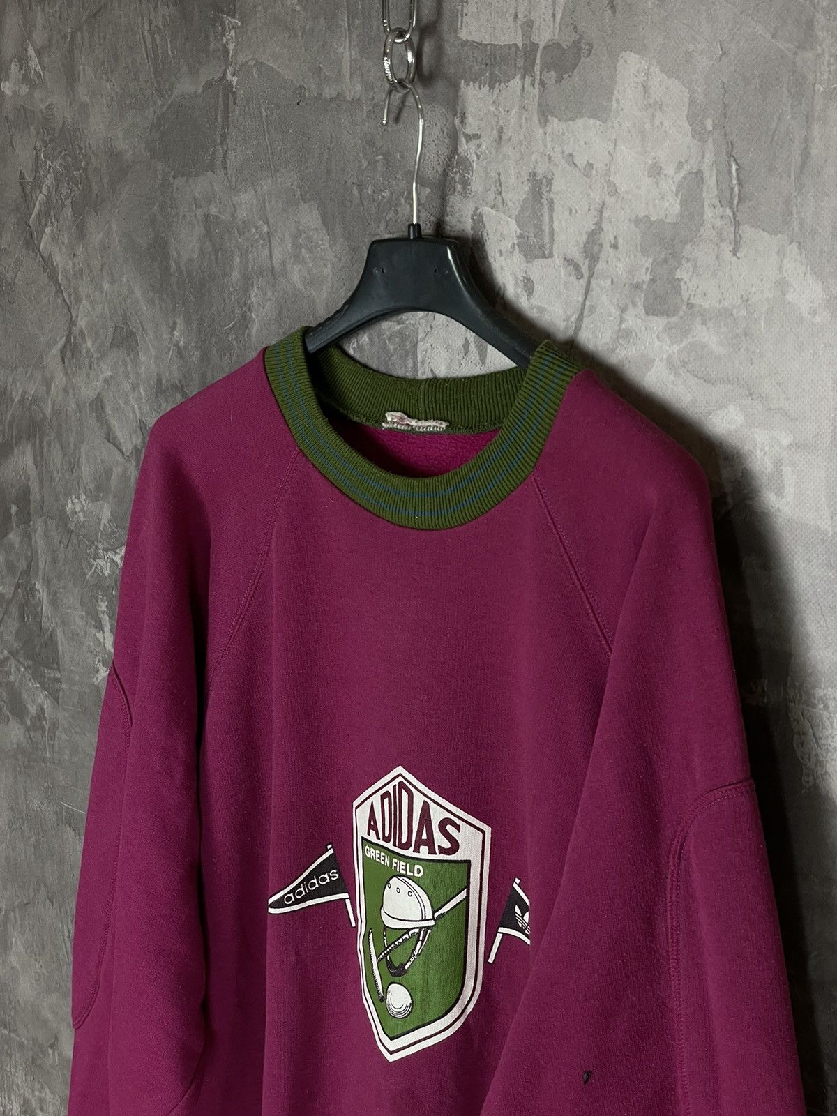 Adidas × Vintage Adidas 90s Vintage Polo Big Logo Very Rare Sweatshirt Size US L / EU 52-54 / 3 - 9 Thumbnail