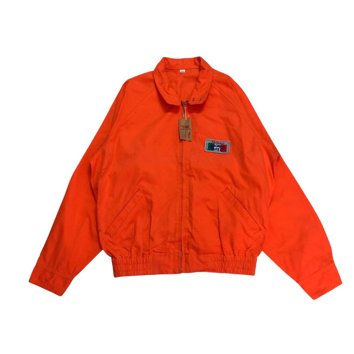 Japanese Brand 🔥VINTAGE BOMBER JACKET MILANO MAGNETI MARELLI BIG LOGO Size US L / EU 52-54 / 3 - 1 Thumbnail