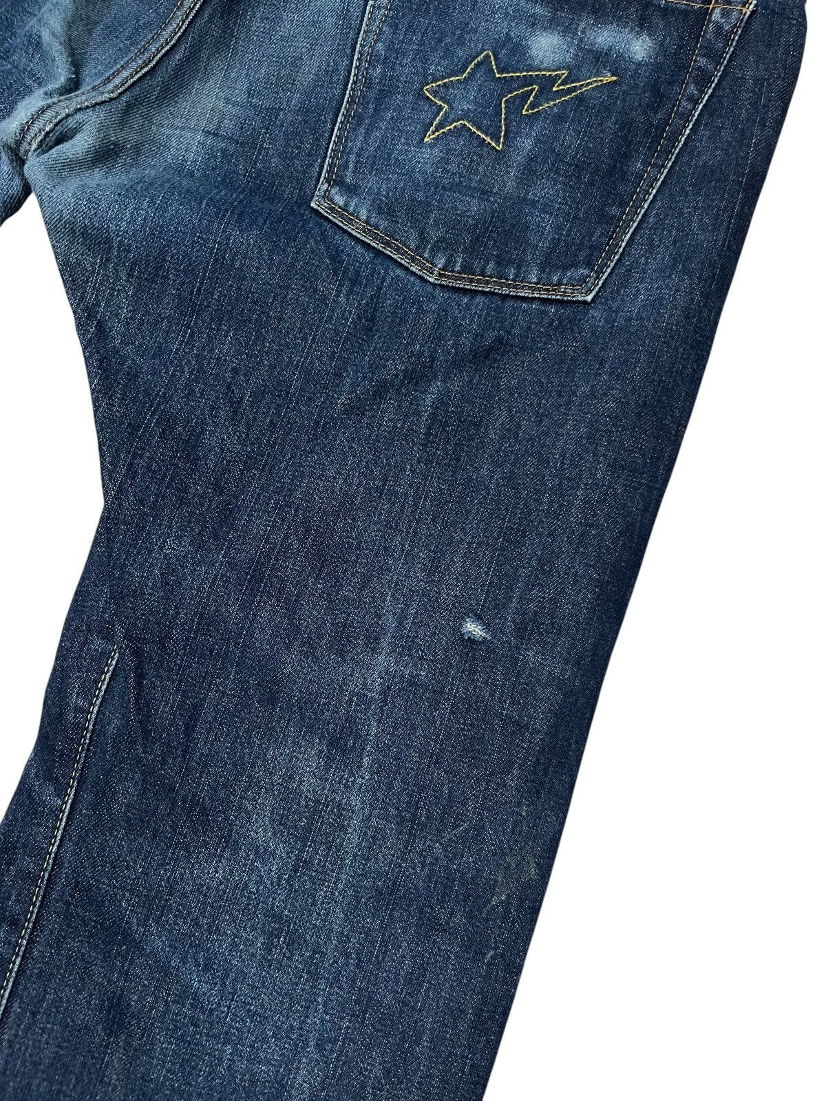 Bape OG Bape Bapesta Blue Jeans Denim size 36 Size US 36 / EU 52 - 4 Thumbnail