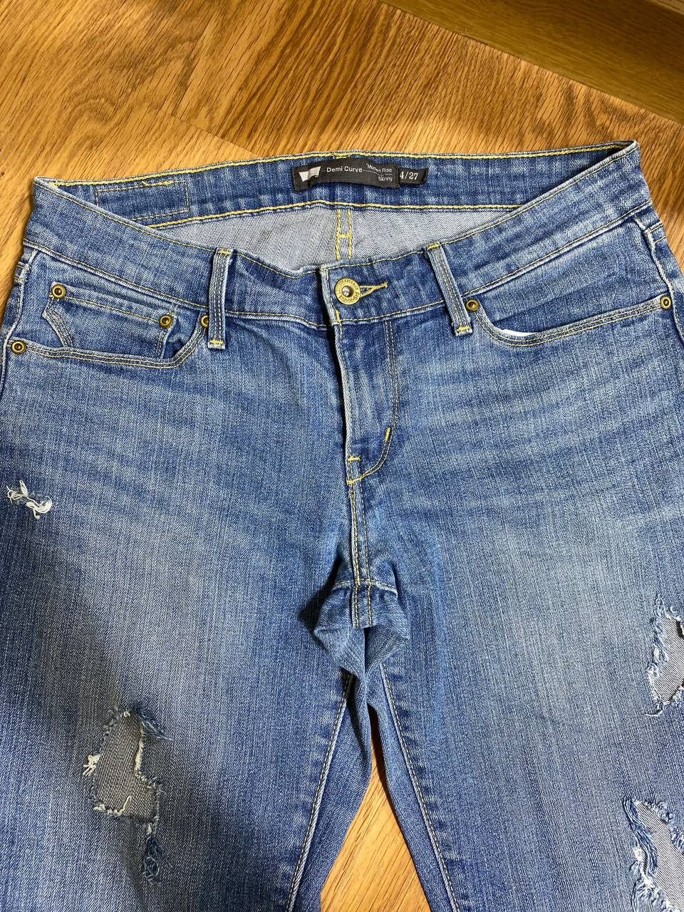 Levi's 90s Vintage Levi's Jeans Made In USA Distressed Denim Size US 27 - 8 Thumbnail