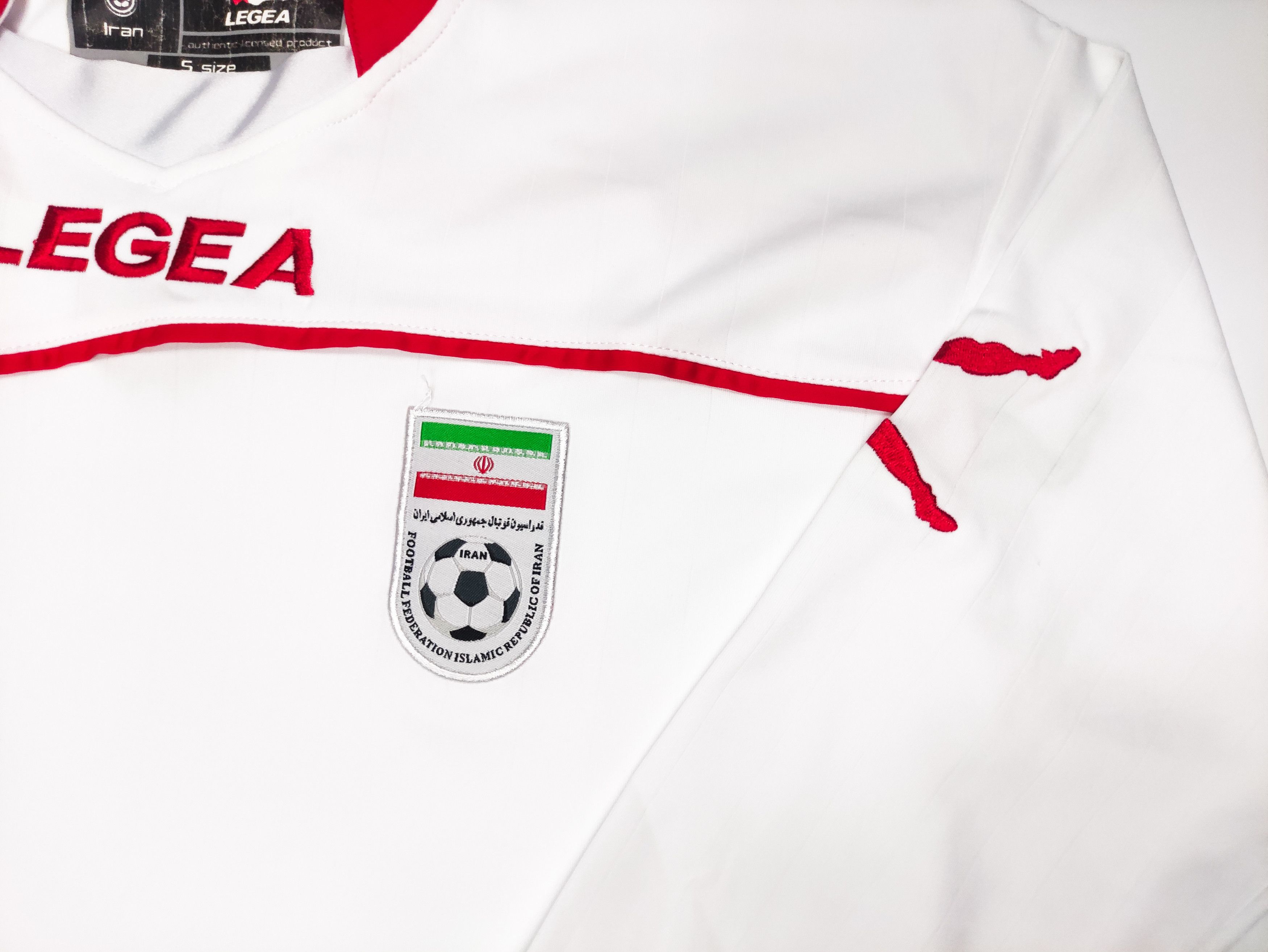 Other IR Iran 2010 Legea Home Shirt Teheran Iranian National Team Size US S / EU 44-46 / 1 - 6 Thumbnail