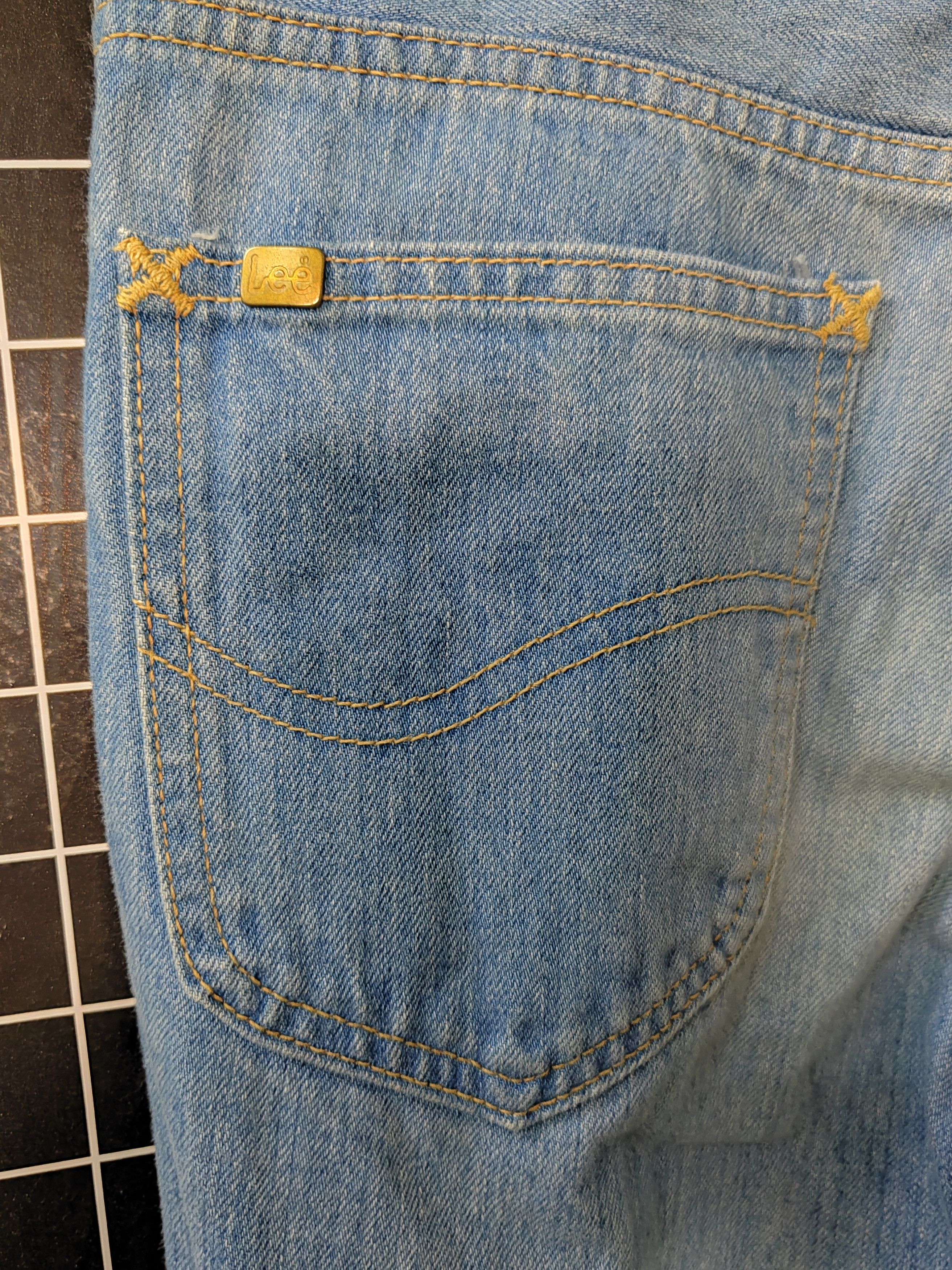 Lee Vintage LEE DIstressed Style Jeans Denim Size US 31 - 6 Thumbnail