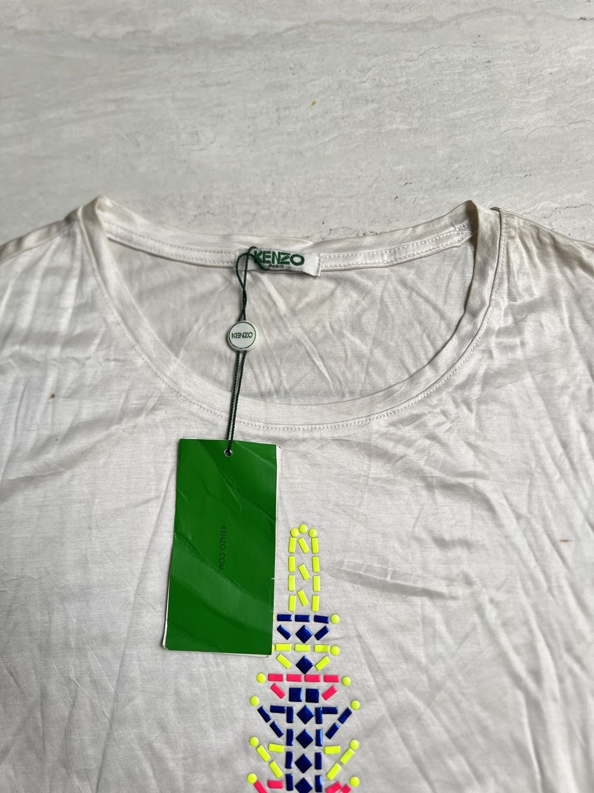 Kenzo KENZO Paris White T-shirt Size US XS / EU 42 / 0 - 4 Thumbnail