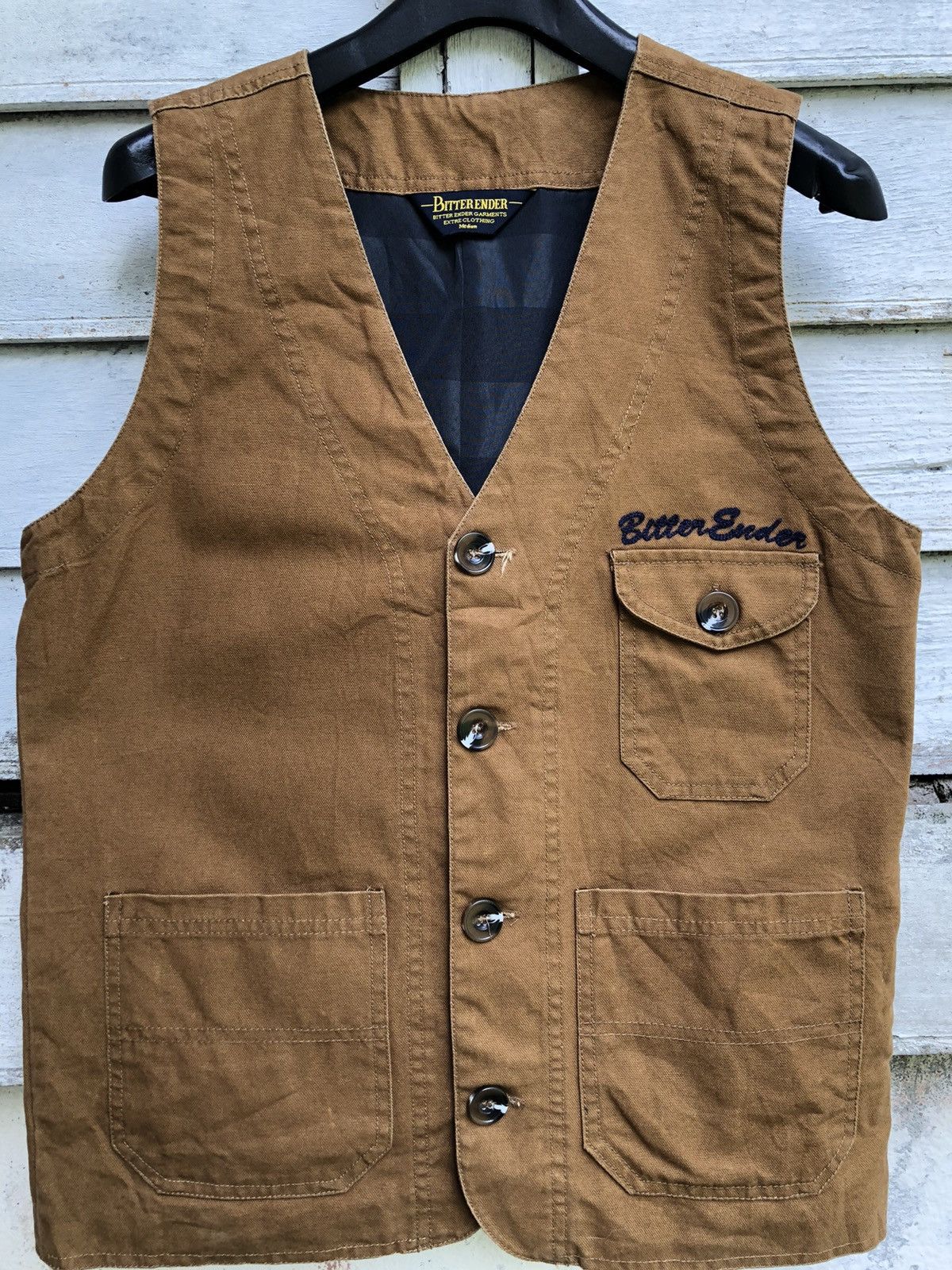 Japanese Brand BitterEnder Duck Canvas Vest Size US M / EU 48-50 / 2 - 1 Thumbnail