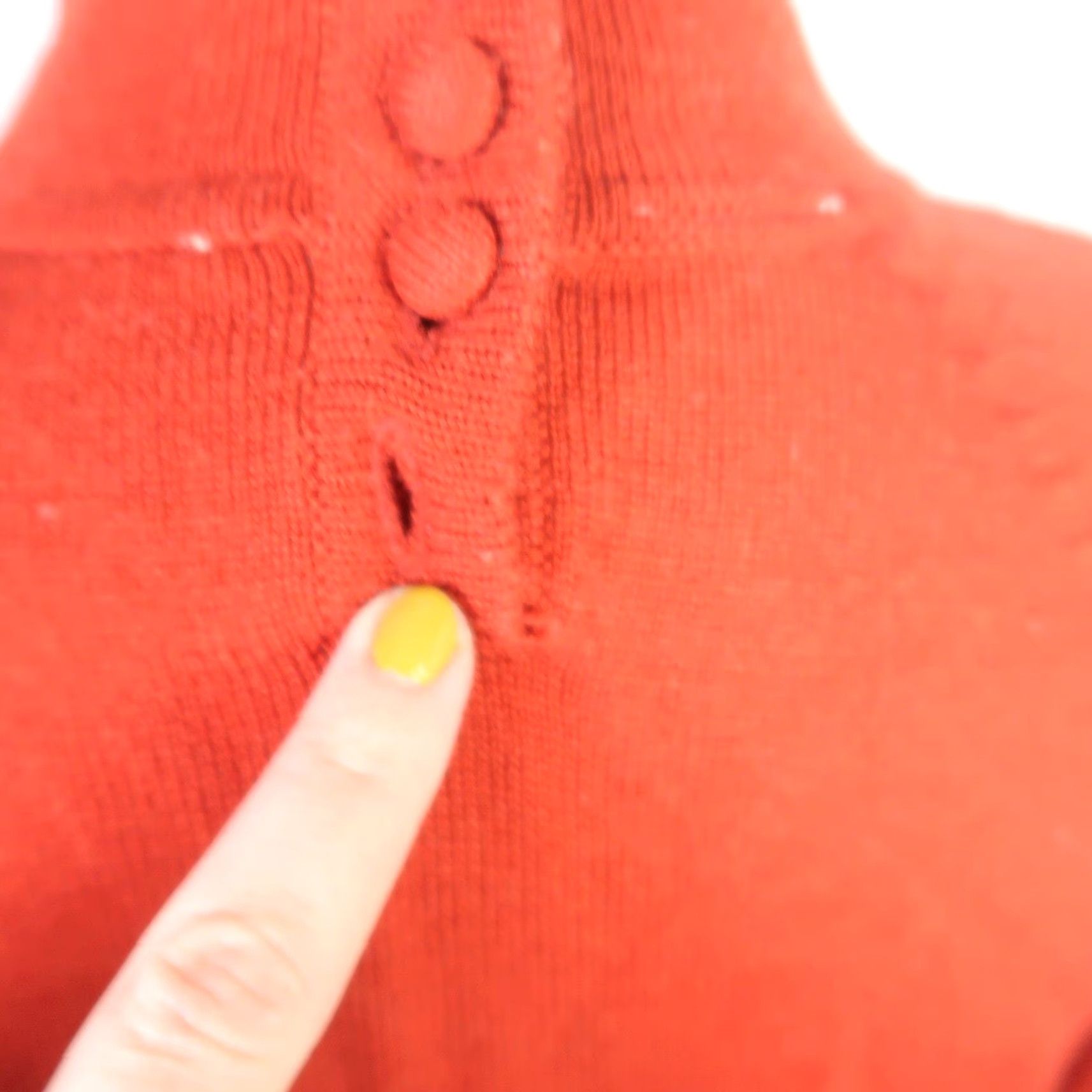 Anne Klein VINTAGE Anne Klein II Rust Red Wool Blend Turtleneck Sweater M Women Long Sleeve Pullover 90s 80s Pattern Solid Fall Winter Size M / US 6-8 / IT 42-44 - 7 Thumbnail