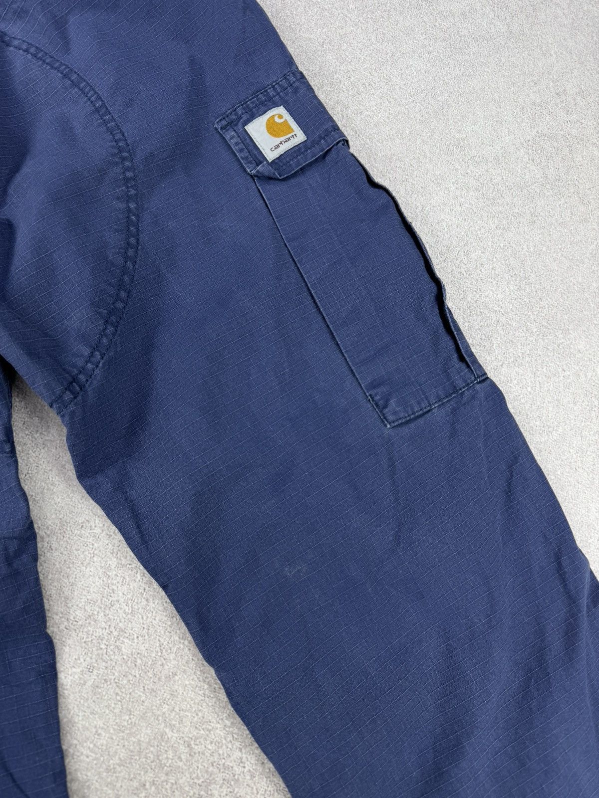 Carhartt Carhartt Blue Regular Cargo Pants Size 31x30 Size US 31 - 9 Thumbnail