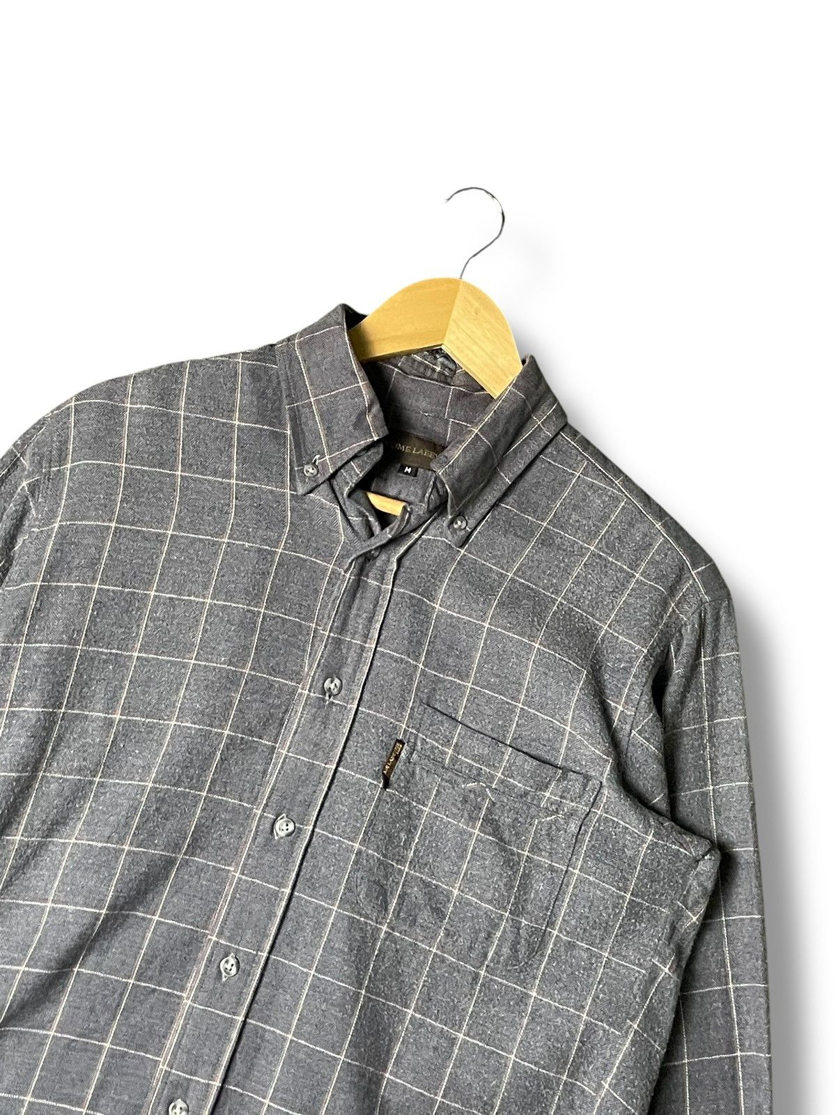Japanese Brand Maxime Labeyrie Brand Button Up Flannel (58) Size US M / EU 48-50 / 2 - 2 Thumbnail