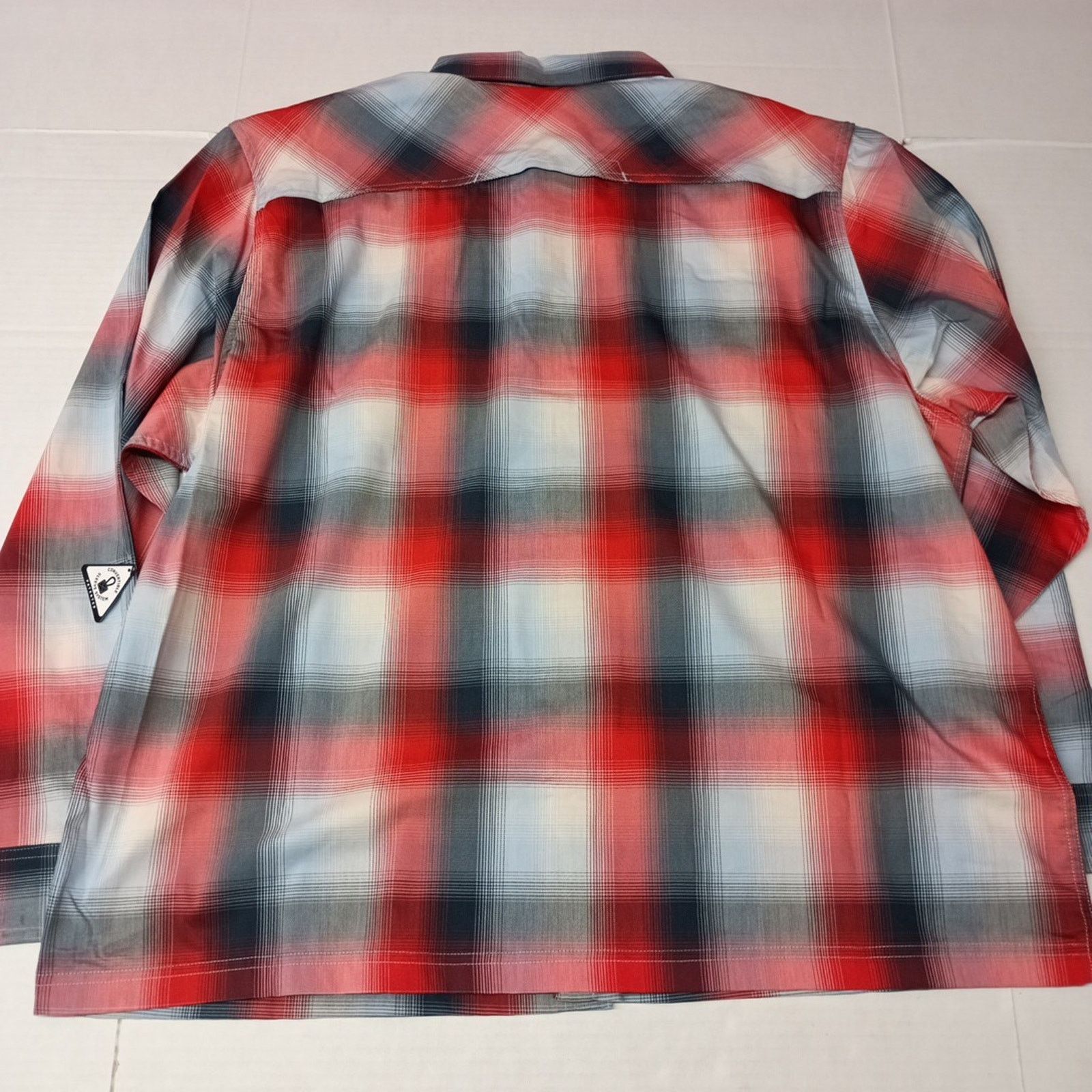 Wrangler Wrangler Shirt Men's 3XL Red Plaid Convertible Sleeves Shirt Size US XXL / EU 58 / 5 - 10 Thumbnail