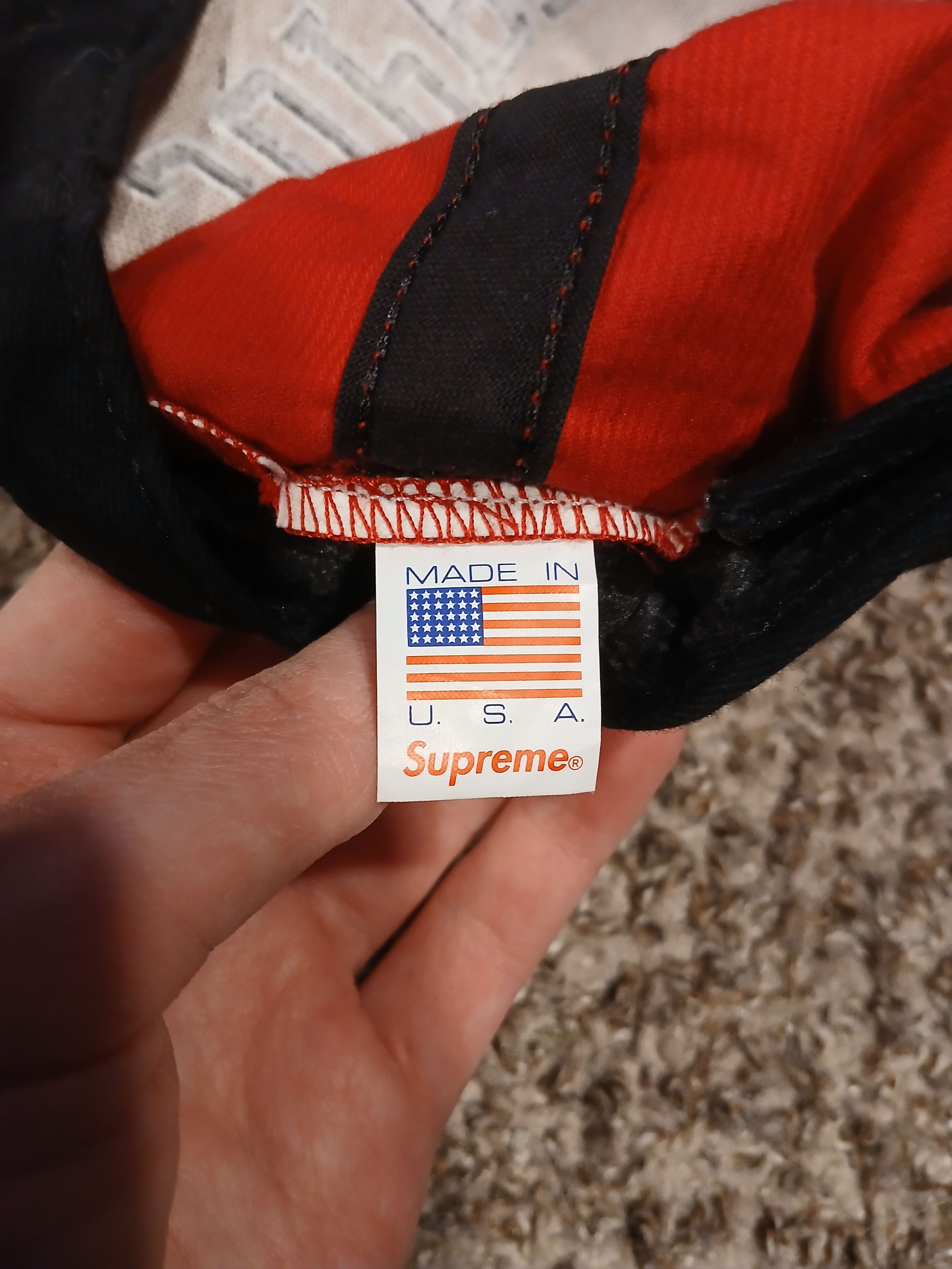 Champion × Supreme Supreme x Champion Red Embroidered Logo hat SS17 Size ONE SIZE - 4 Thumbnail