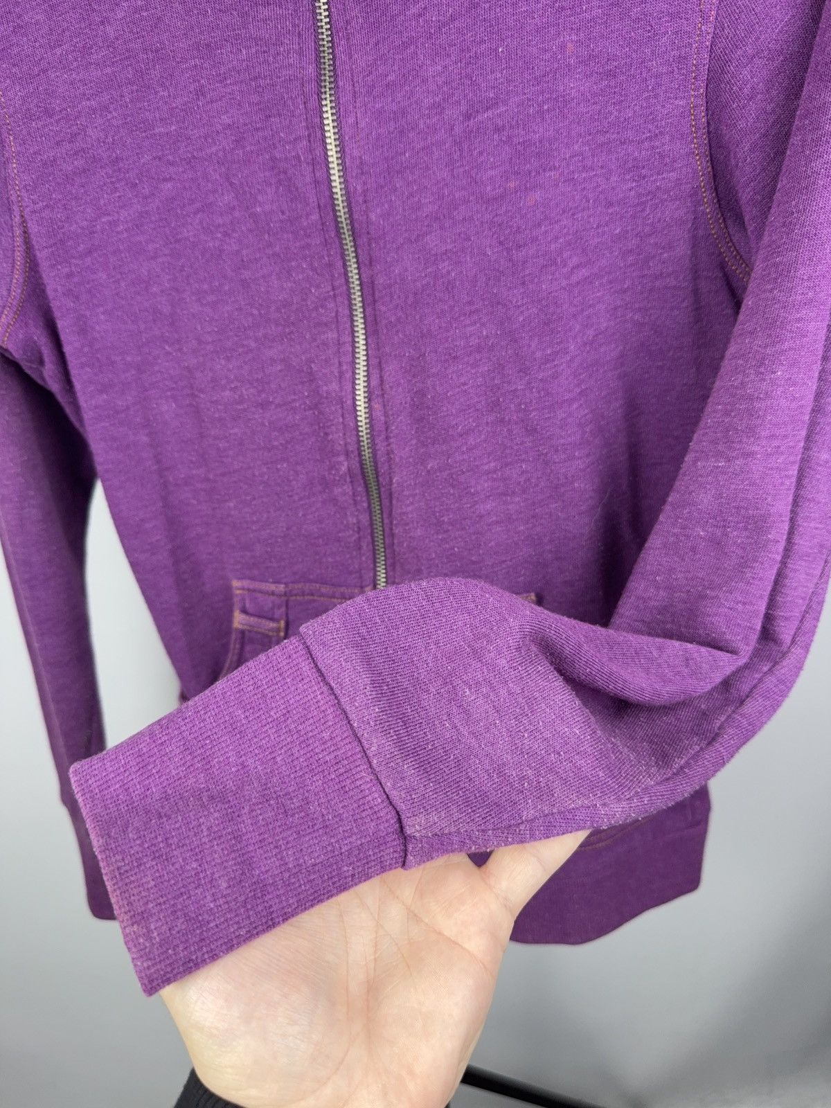 Diesel Y2K 00s Diesel Loungewear Purple Zip Jacket Y2K Track Style Size S / US 4 / IT 40 - 6 Thumbnail