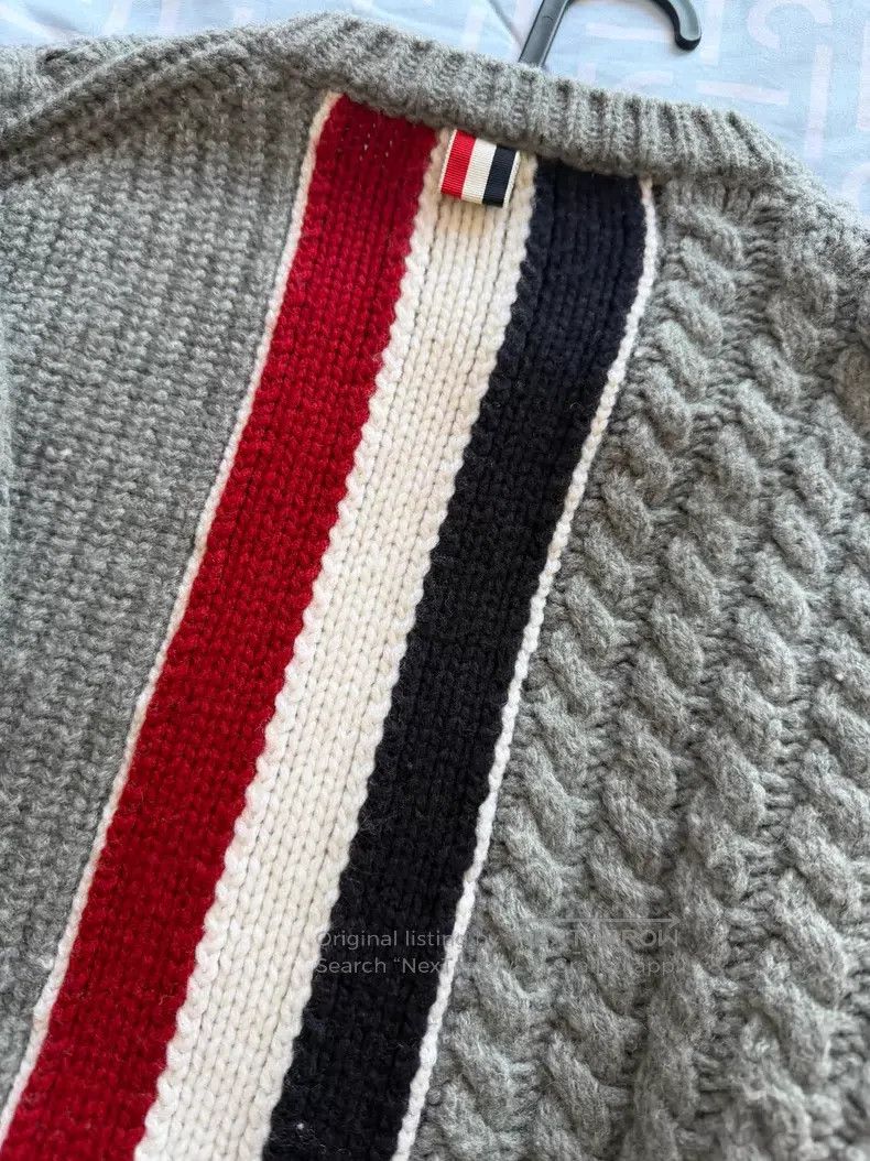 Thom Browne Thom Browne Striped Wool Sweater Size US S / EU 44-46 / 1 - 3 Thumbnail