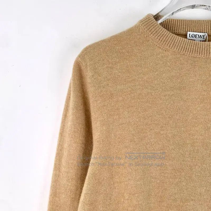 Loewe Loewe Brown Wool Knitted Sweater for Women . Size S / US 4 / IT 40 - 3 Thumbnail