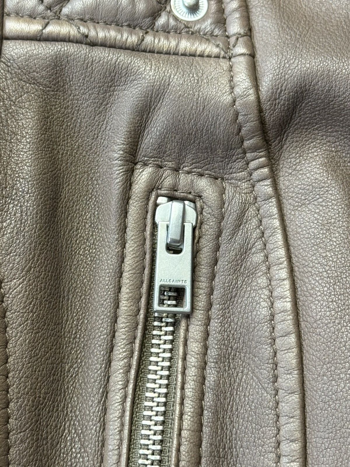 Allsaints Vintage Allsaints Limited Edition Leather Biker Jacket Japan Size M / US 6-8 / IT 42-44 - 11 Thumbnail