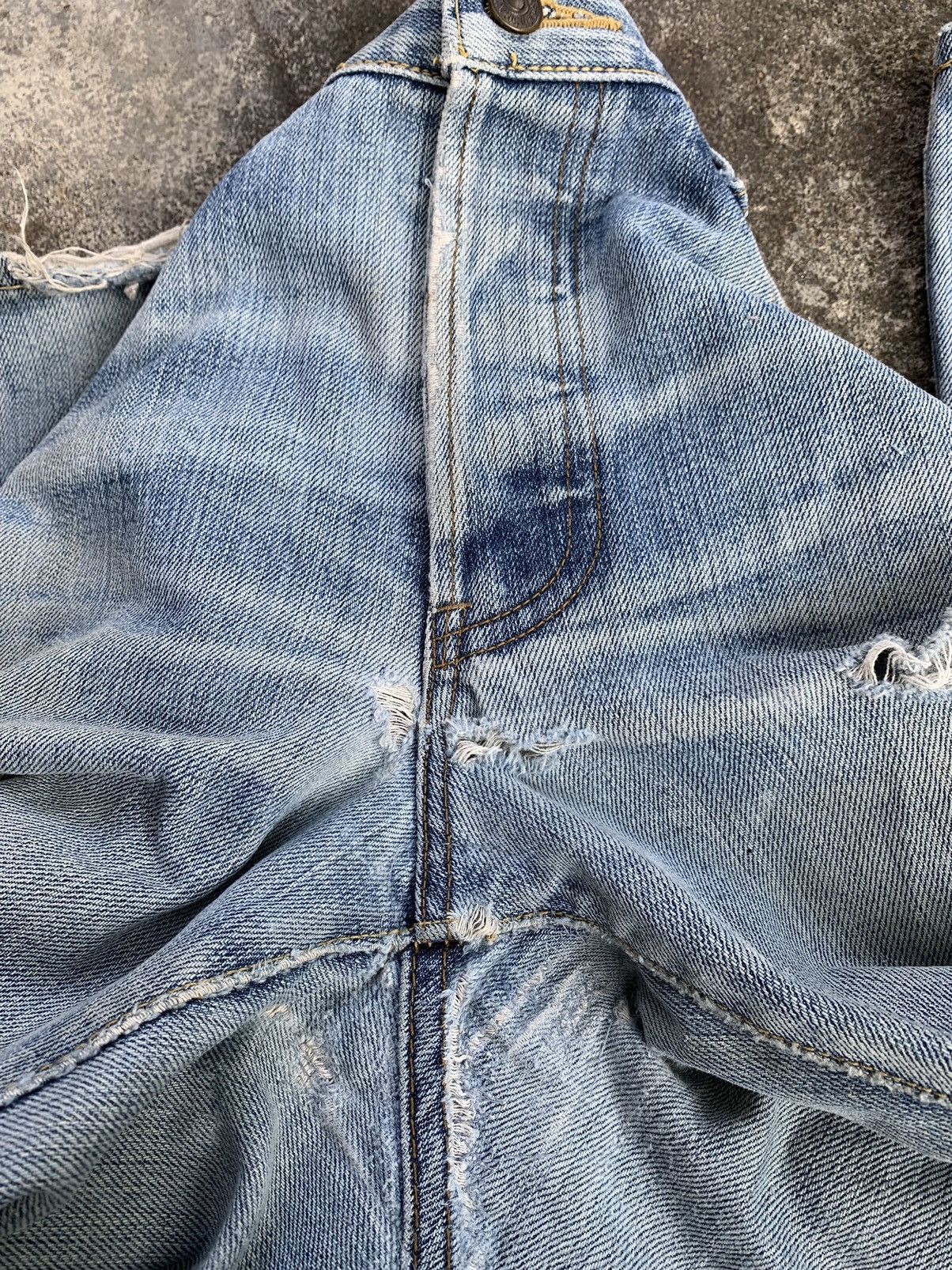 Levi's 🔥ACCOFFER🔥Vintage Levi’s 501 Big E Selvedge Distressed Denim Size US 34 / EU 50 - 14 Thumbnail
