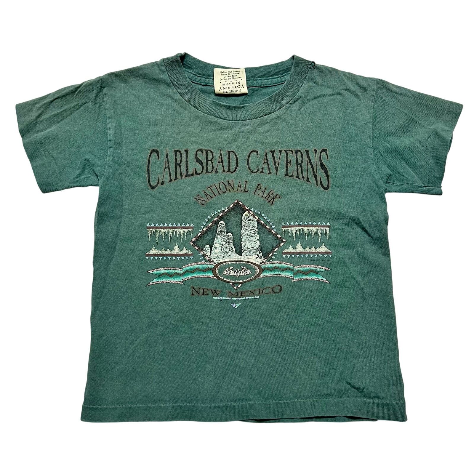 Vintage Carlsbad Caverns National Park Prairie Mountain Youth 6-8 Size XXS / US 00 / IT 34 - 1 Thumbnail