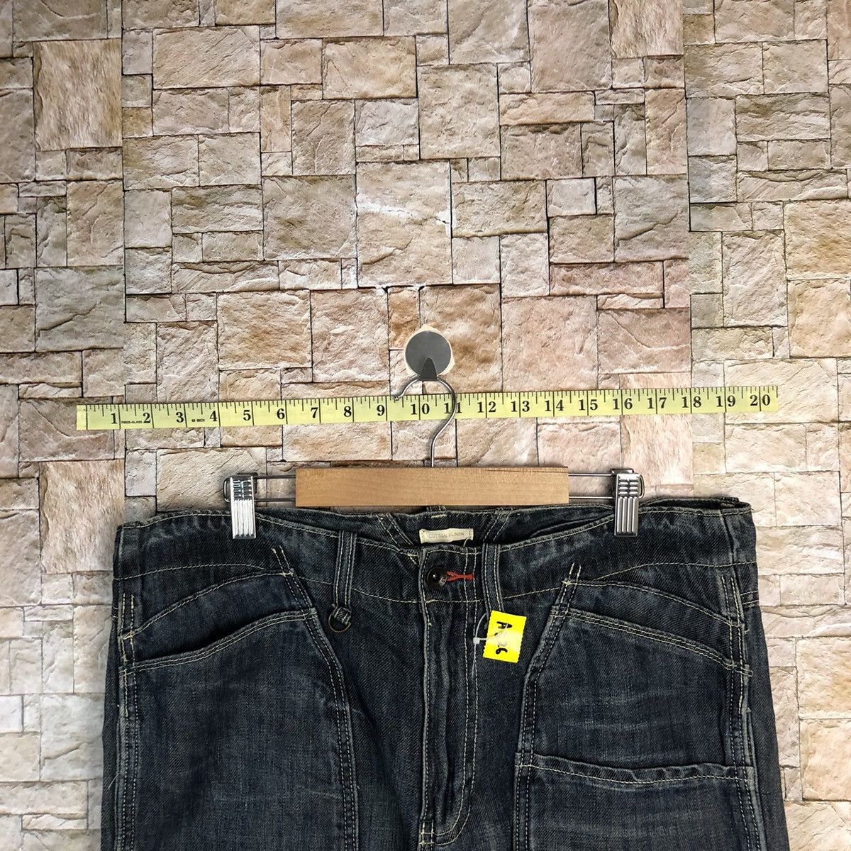 Gap Gap vintage faded denim Blue Jeans #A326 Size US 35 - 4 Thumbnail