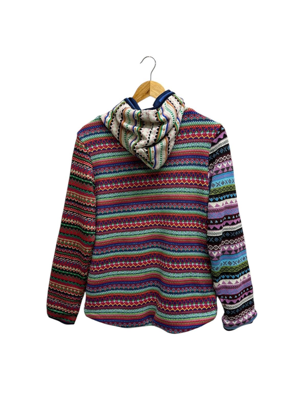 Native Unbranded Knit Native Colorblock Fullzipper Sweater Hoodie Size US S / EU 44-46 / 1 - 2 Thumbnail