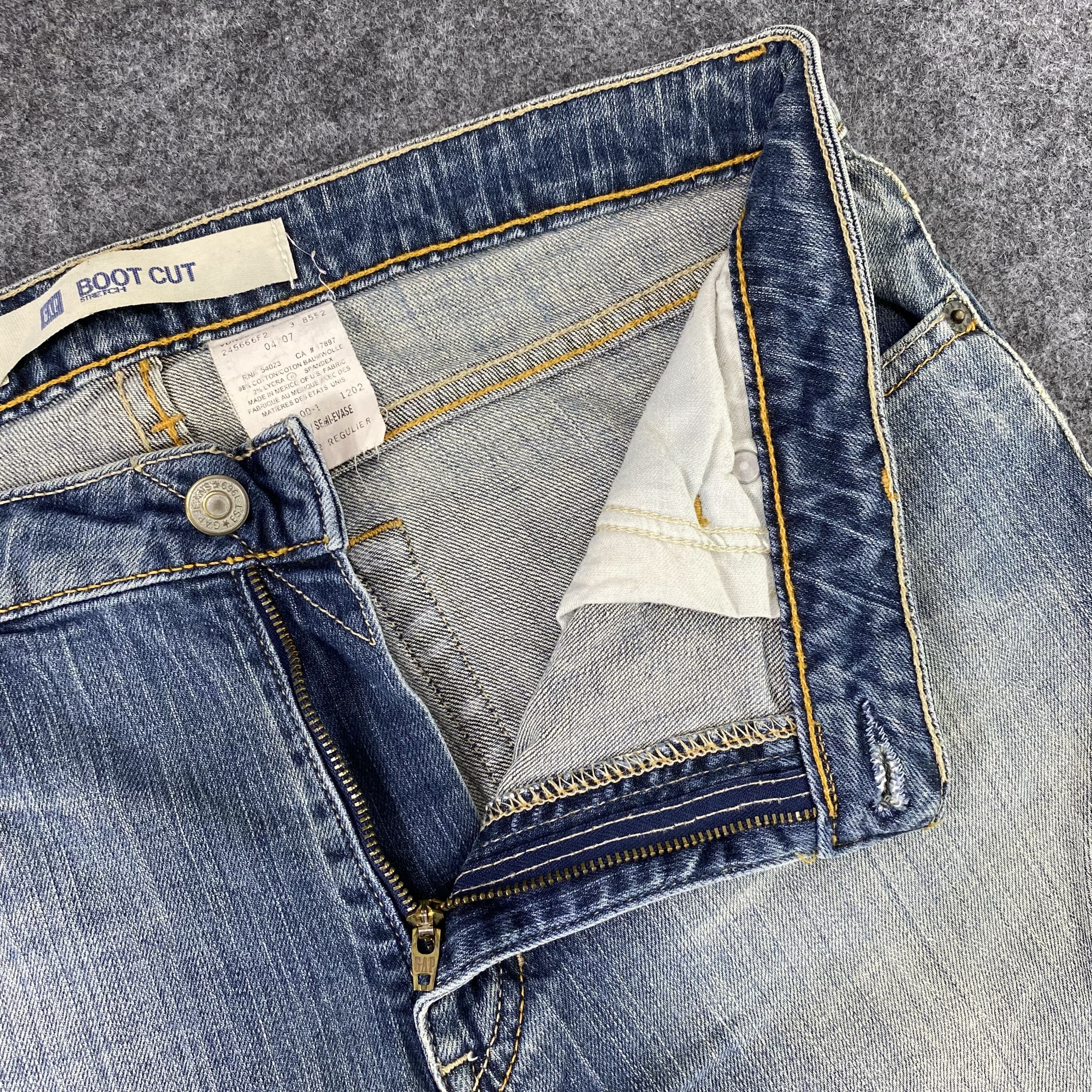 Gap × Japanese Brand × Jean Gap Boot Cut Wash Jeans - J1142 Size US 34 / EU 50 - 7 Thumbnail