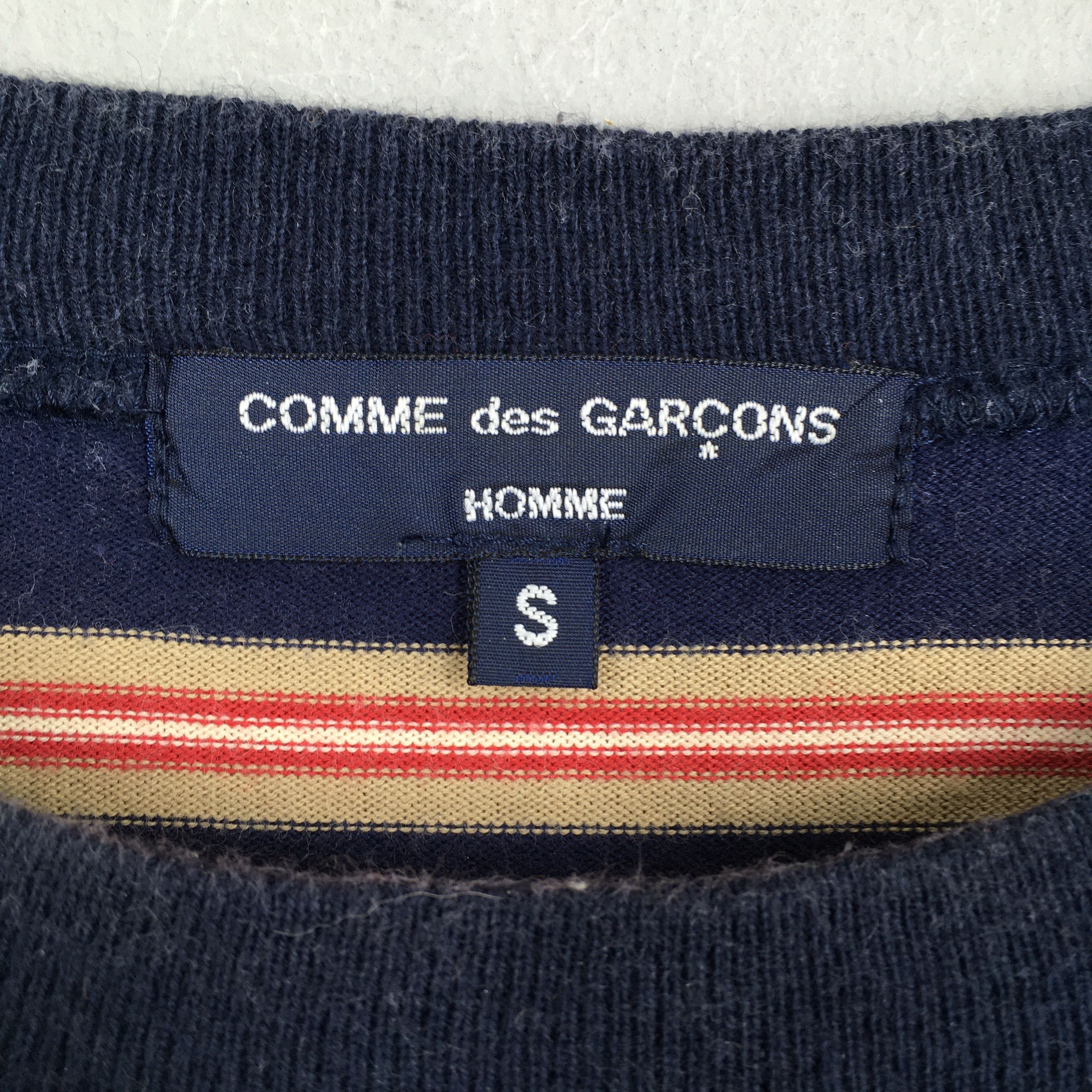 Comme des Garcons Comme Des Garcons Homme Stripes Multicolor T shirt Small Size US S / EU 44-46 / 1 - 4 Thumbnail