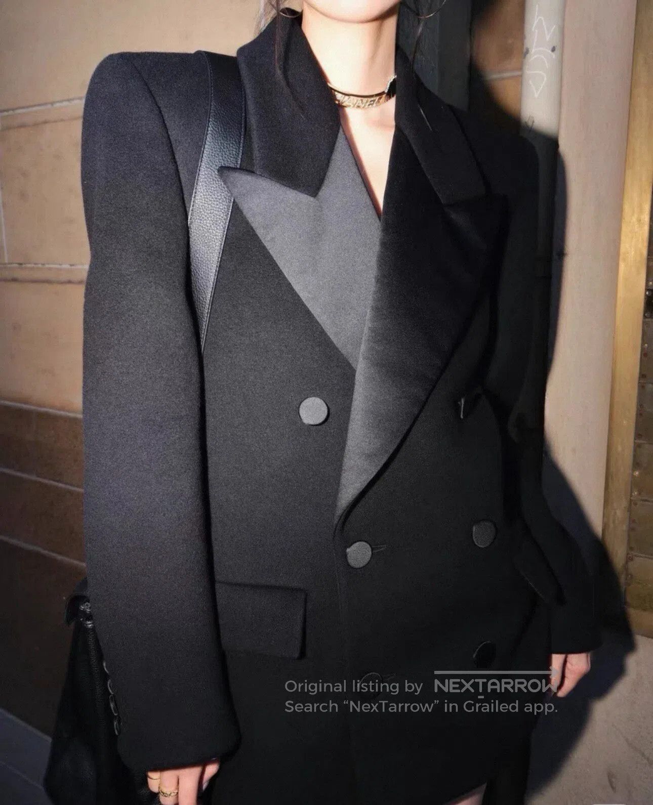 Saint Laurent Paris Saint Laurent Paris Smoking Double-Breasted Wool Coat| Size US S / EU 44-46 / 1 - 2 Thumbnail