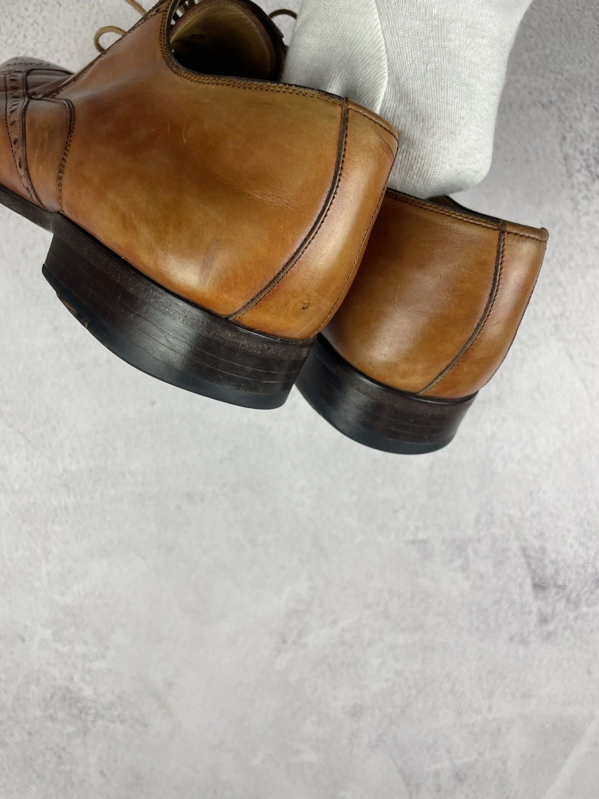 Magnanni Magnanni Brown Leather Oxford Dress Shoes EU 42 US 9M Size US 9 / EU 42 - 18 Thumbnail
