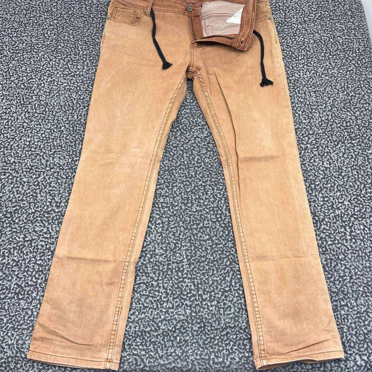 Other Footprint Manufacture Jeans Men 36x33 Brown Denim Pants Size US 36 / EU 52 - 1 Thumbnail