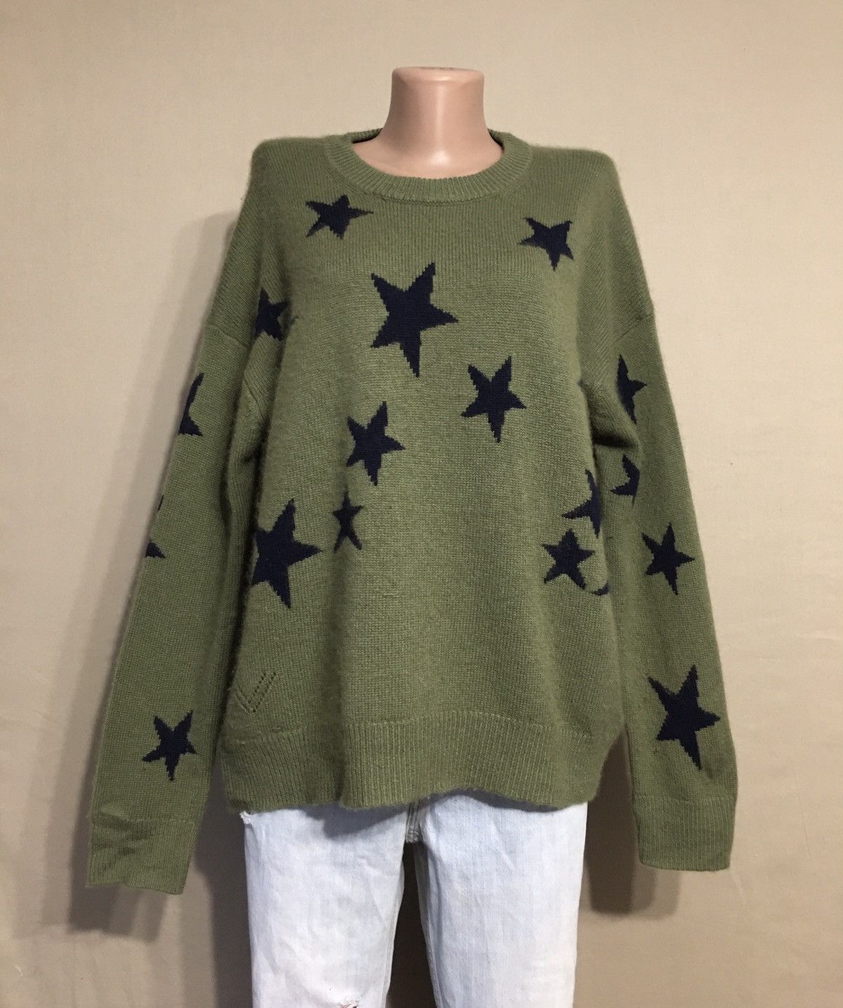 Zadig & Voltaire Zadig & Voltaire Markus Stars Cashmere Sweater Size L Size L / US 10 / IT 46 - 2 Thumbnail