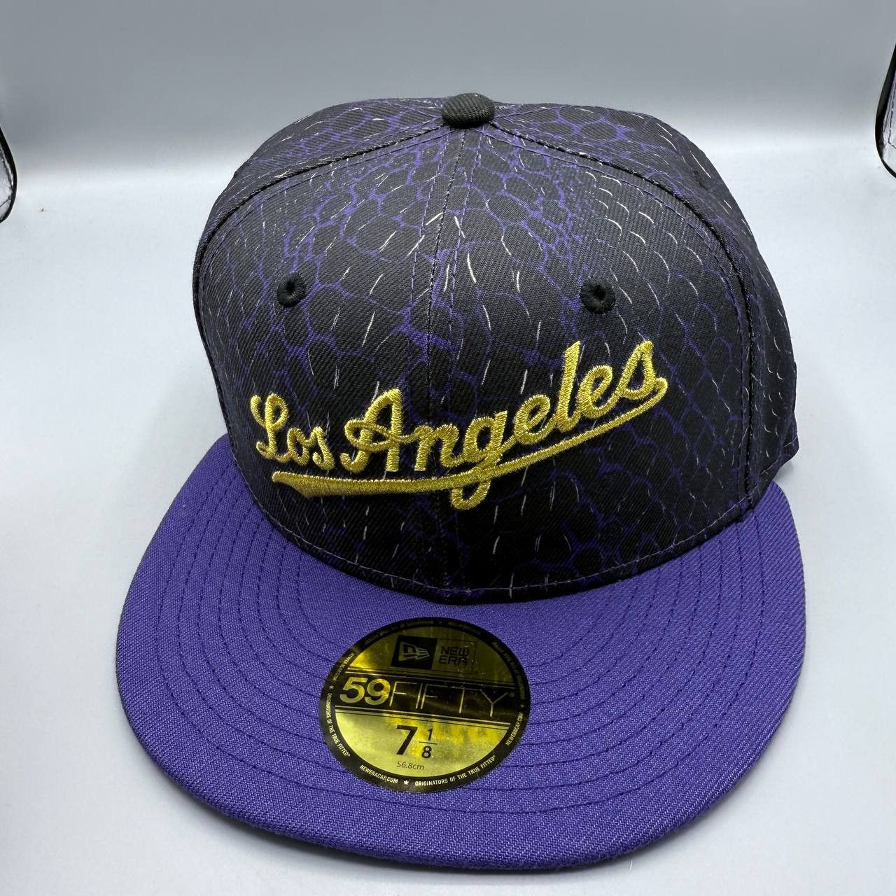 New Era Los Angeles LA Dodgers Hat 7 1/8 Black Mamba Fitted Hatclub Size ONE SIZE - 3 Thumbnail