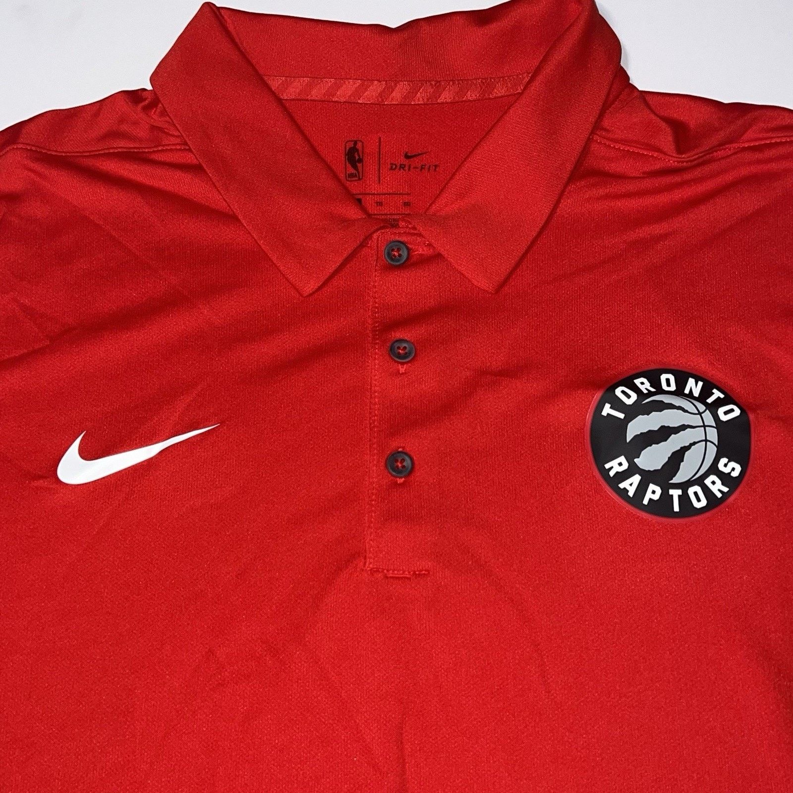Nike Nike Toronto Raptors Polo Shirt Mens XL Red Dri 877670 657 Size US XL / EU 56 / 4 - 2 Thumbnail