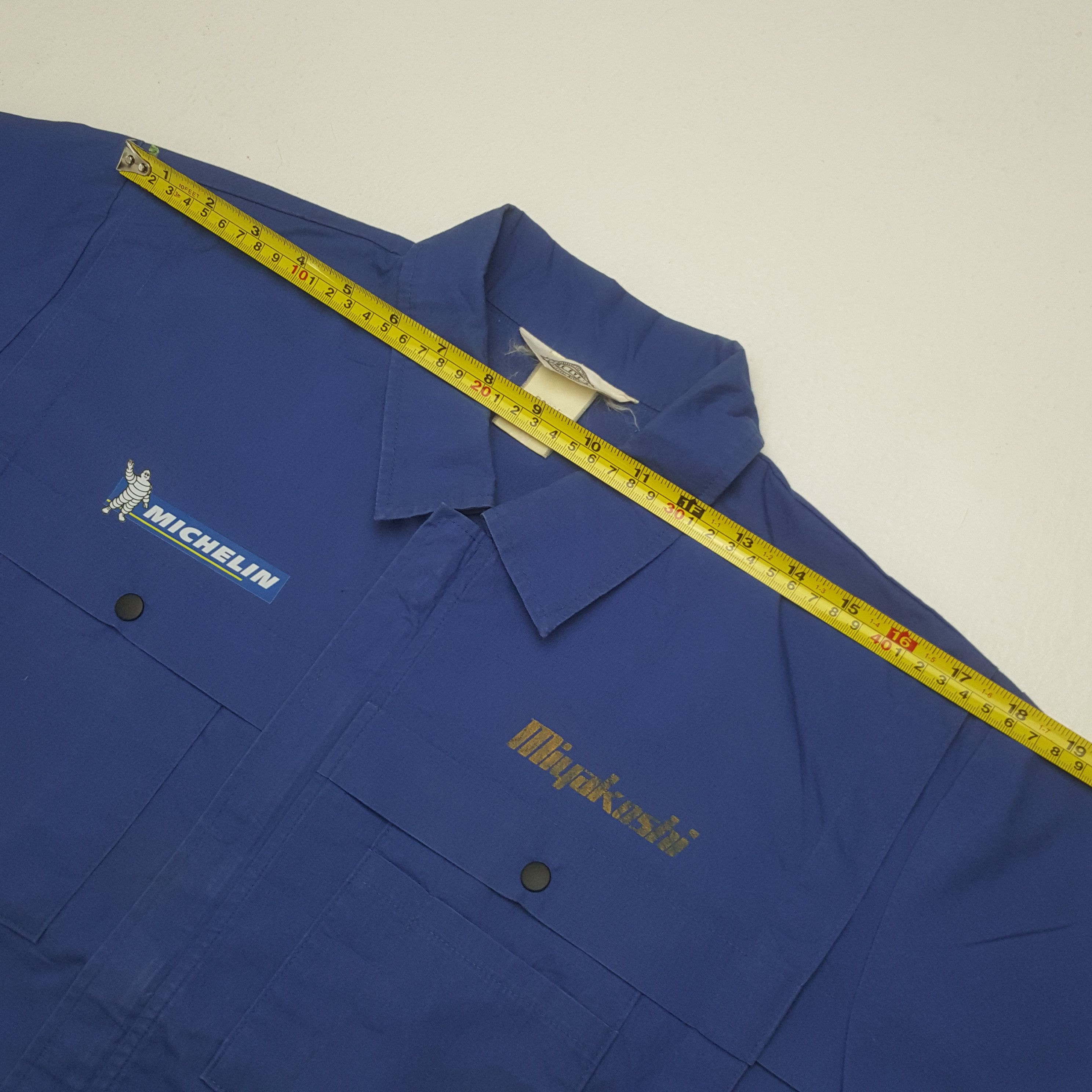 Japanese Brand Vintage Michelin Racing Tyre Work Custom Jacket C317N8 Size US M / EU 48-50 / 2 - 6 Thumbnail