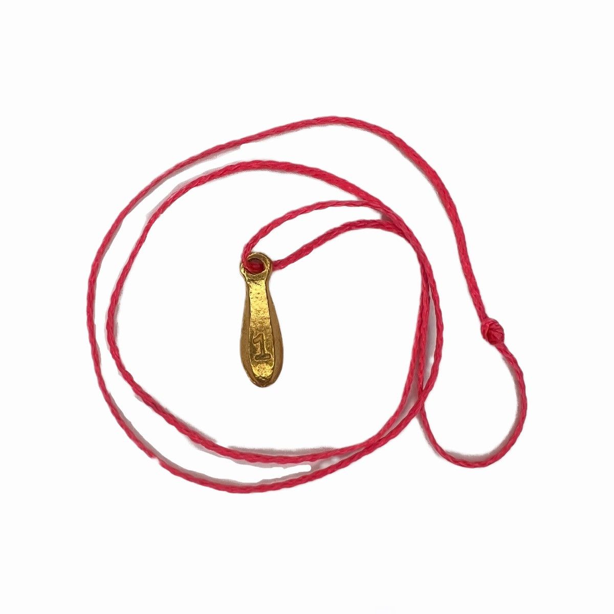Vintage Pink and Gold Pendant Necklace Size ONE SIZE - 1 Thumbnail