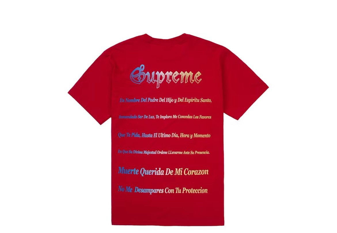 Supreme Supreme Grin Reaper Tee Red Size Large Size US L / EU 52-54 / 3 - 4 Thumbnail