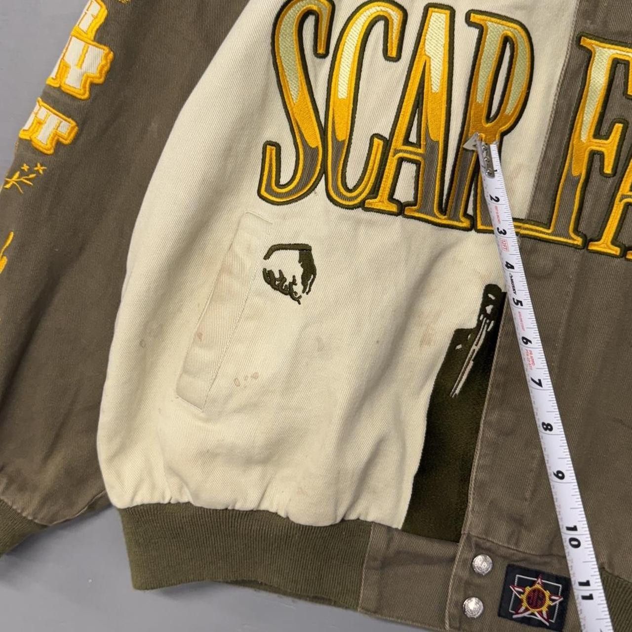 Jeff Hamilton RARE Vintage JH Design Scarface Nascar Bomber Jacket Large Size US L / EU 52-54 / 3 - 6 Thumbnail