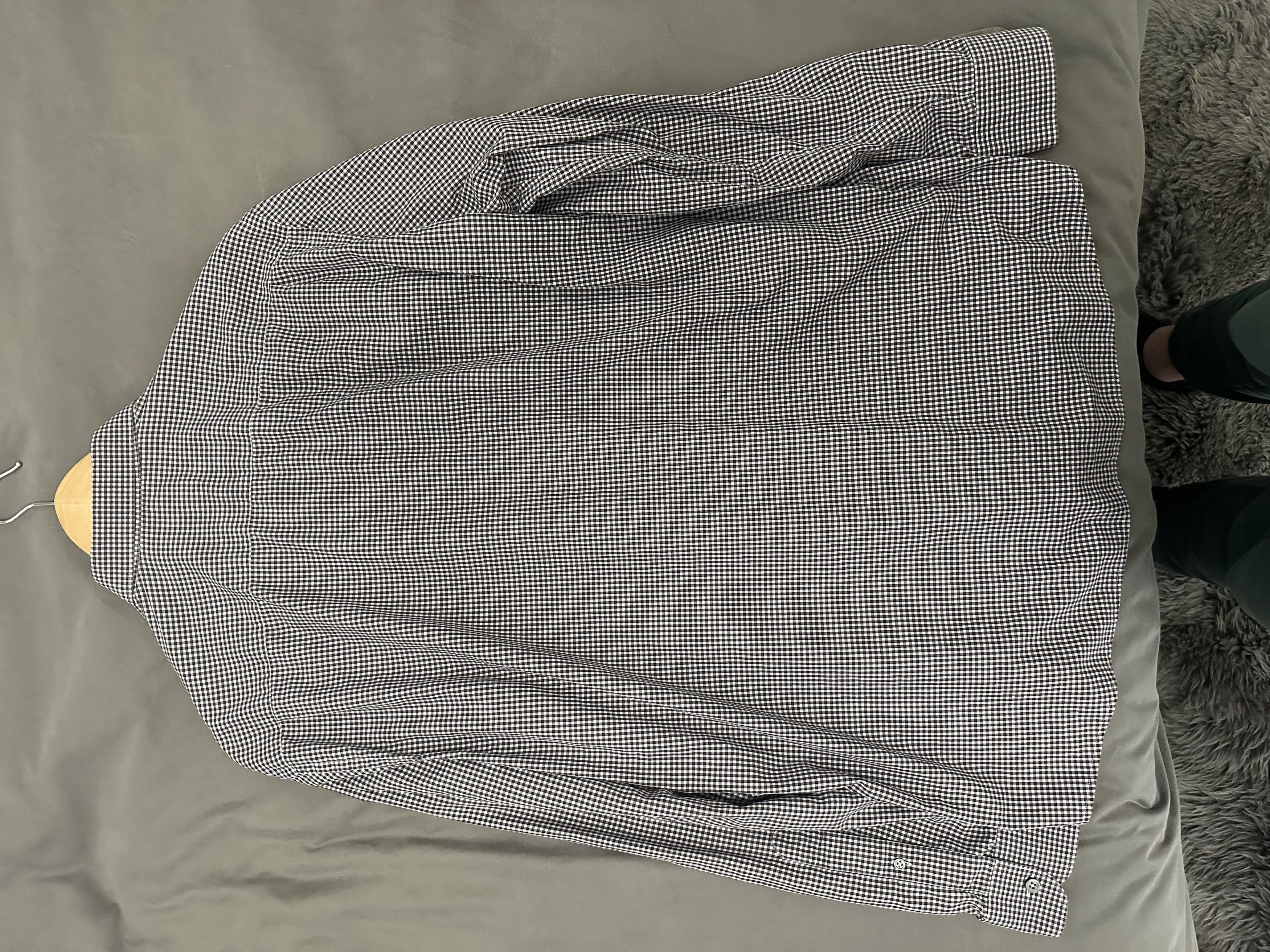Ermenegildo Zegna Check Button-Up ($500+) Size US L / EU 52-54 / 3 - 4 Thumbnail