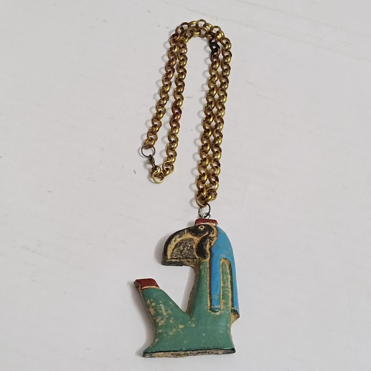 Vintage Handcrafted Egyptian pendant, ancient Thoth design, unique Size ONE SIZE - 7 Thumbnail