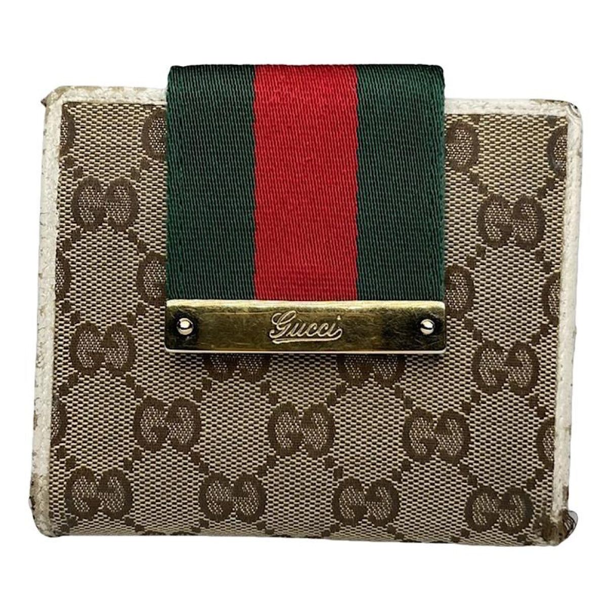 Gucci GG Blooms Beige Leather Wallet Size ONE SIZE - 1 Thumbnail