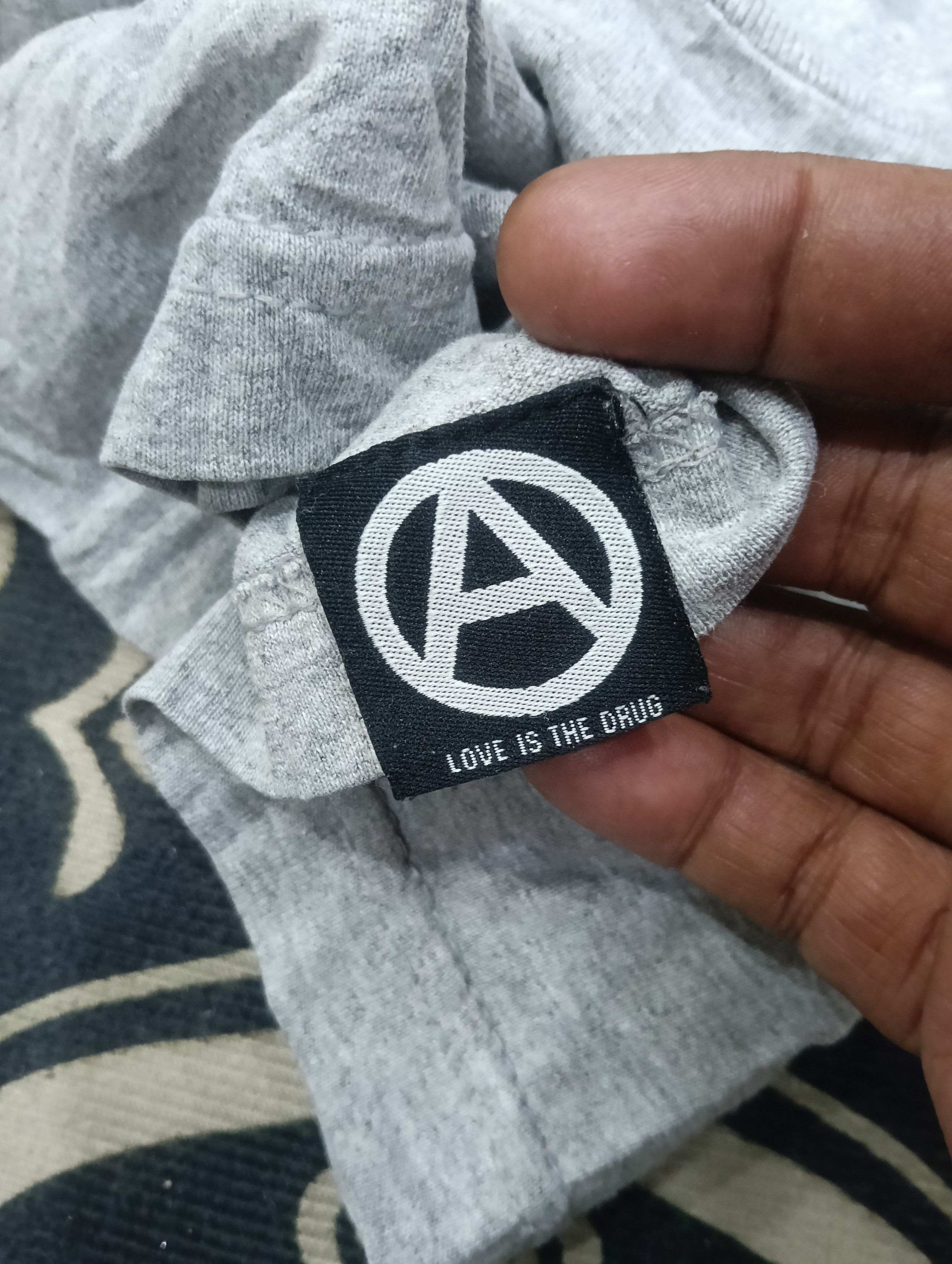 Love Machine Vintage Love Machine Anarchy Love Is The Drug Size US M / EU 48-50 / 2 - 6 Thumbnail