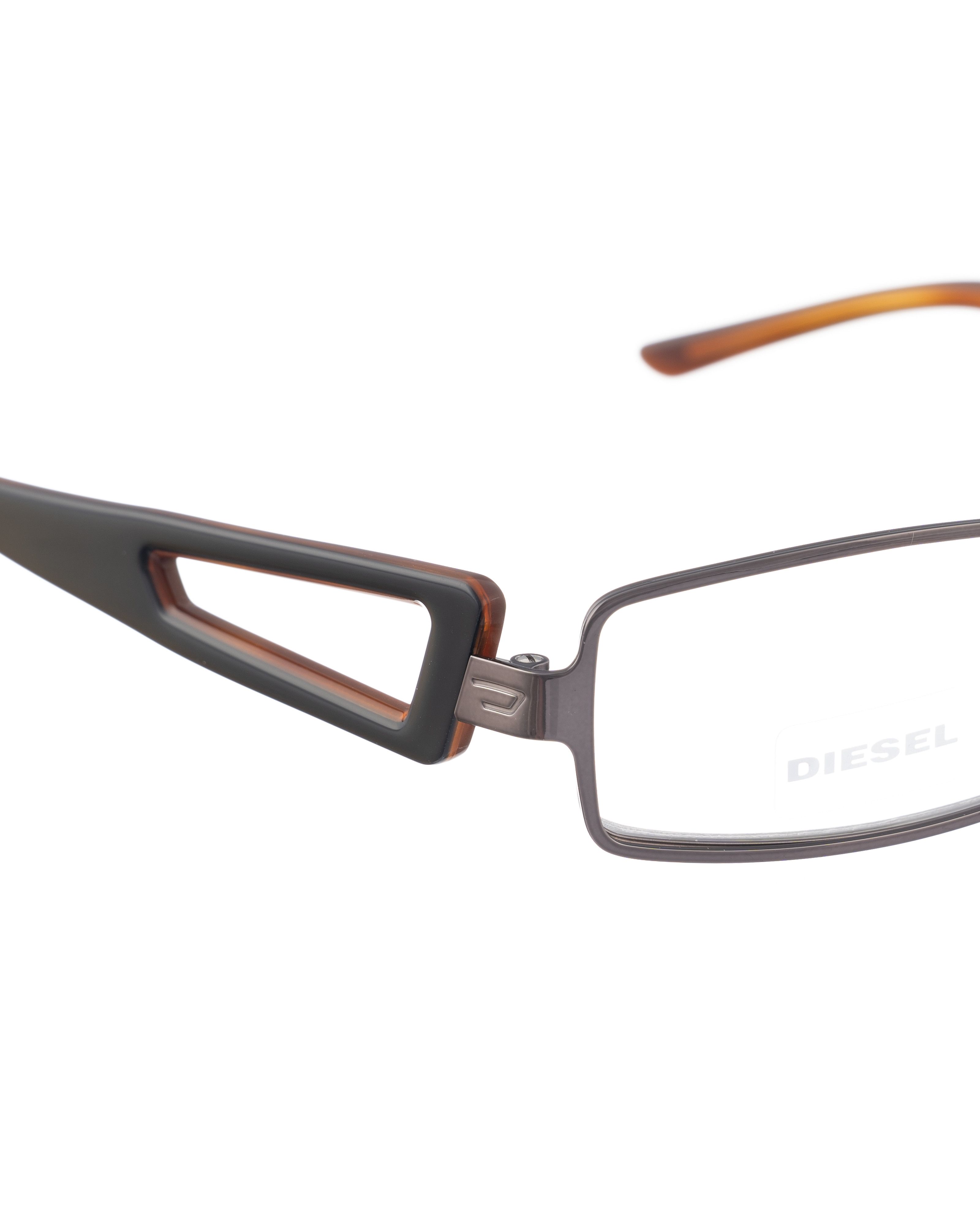 Diesel Diesel 00s Brown Metal Glasses with Big Cut Outs Size ONE SIZE - 3 Thumbnail
