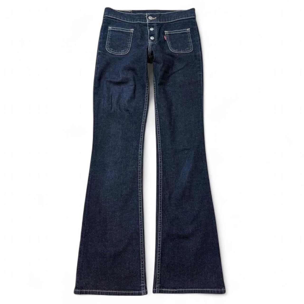 Levi's Levi’s dark wash 70s flared jeans w studded back pockets Size 24" / US 00 / IT 34 - 1 Thumbnail
