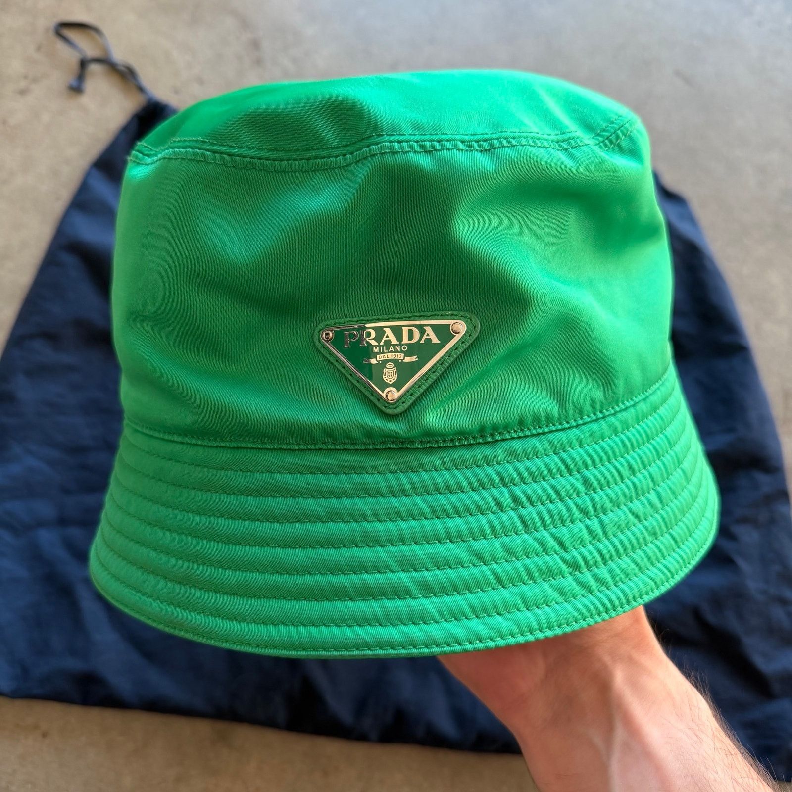 Prada Prada Bucket hat Olive Green | Grailed
